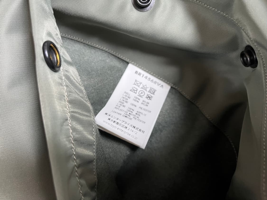 (L)버즈릭슨x빔즈x바이닐아카이브 N3B 자켓 파카 상품이미지8