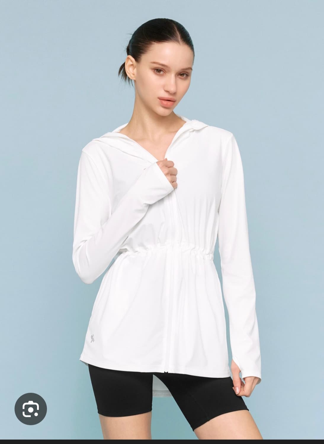 아이스 컴포트 UV컷 롱자켓 아이보리 XWFHJ02J2 상품이미지1