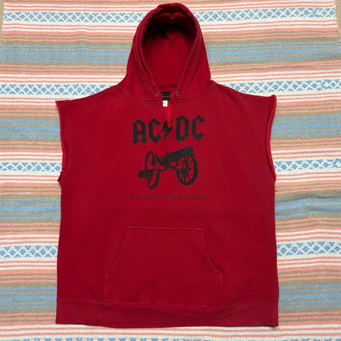 미국 빈티지 ACDC 조끼 후드티 락티 밴드티 상품이미지1