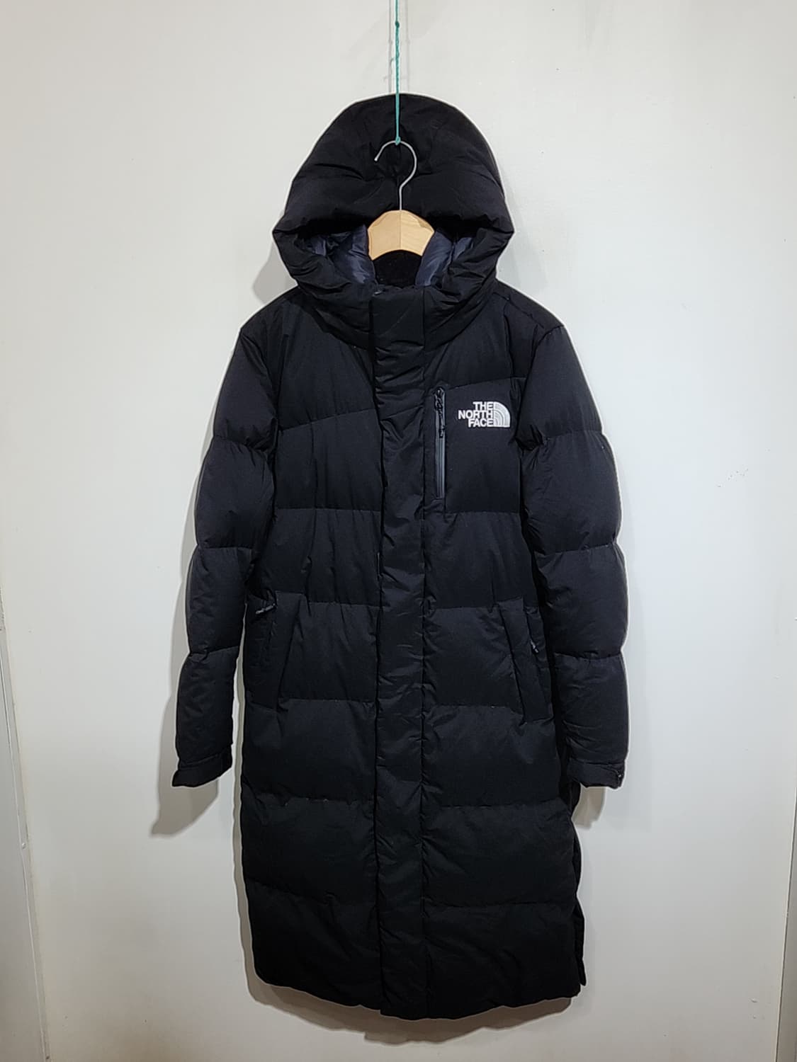 (S) 노스페이스 구스다운 롱패딩 점퍼 블랙 거위털 패딩코트  상품이미지1
