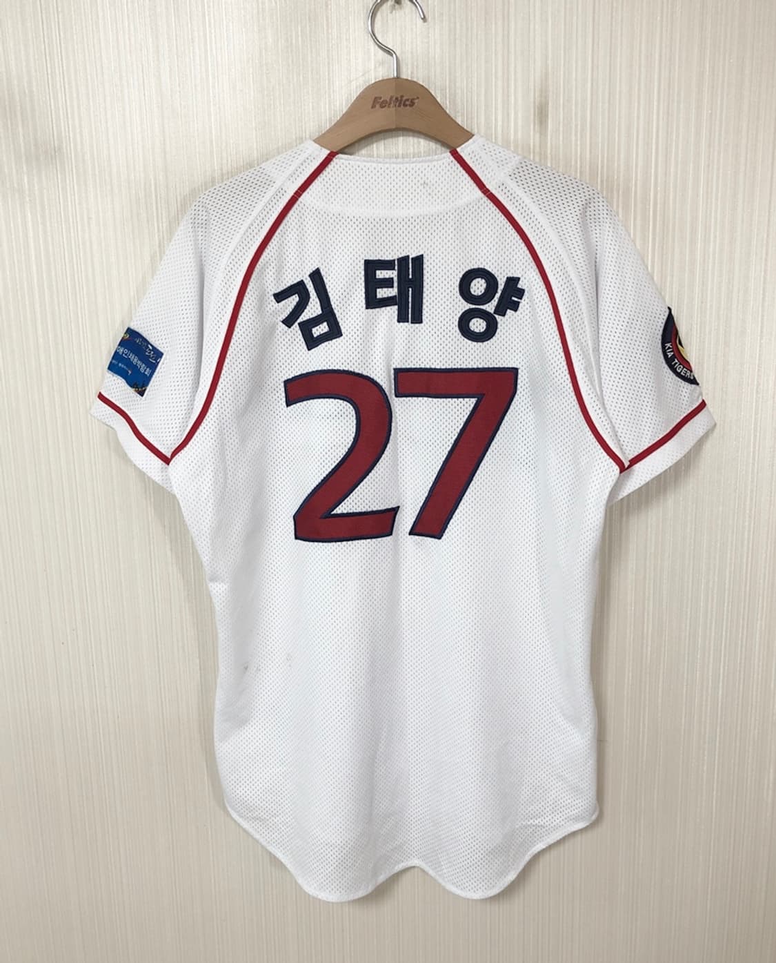 KBO 비젼코리아 기아타이거즈 올드 홈유니폼/져지 100 #27 김태양 상품이미지8