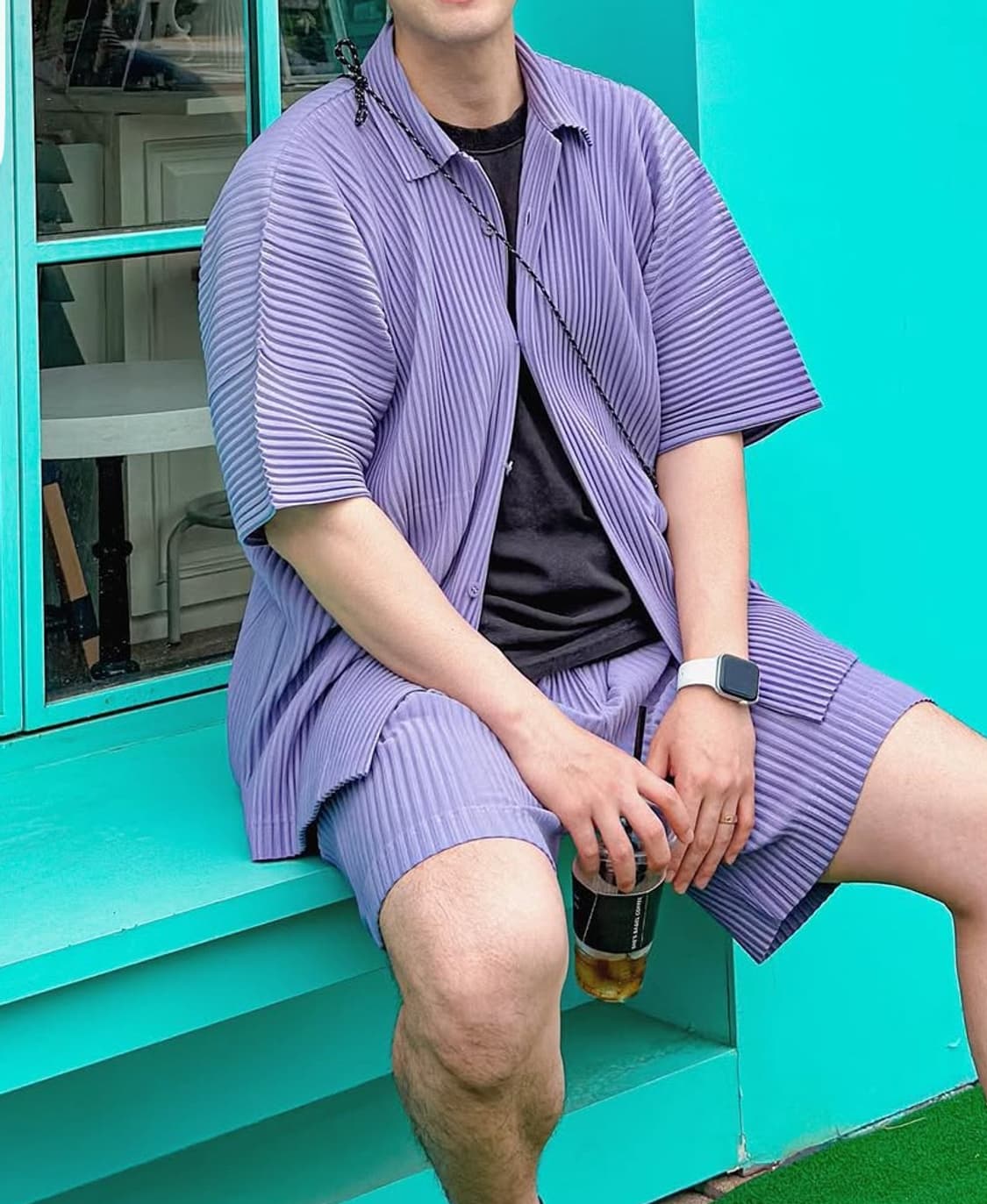 옴므플리세 반팔세트 판매 상품이미지1