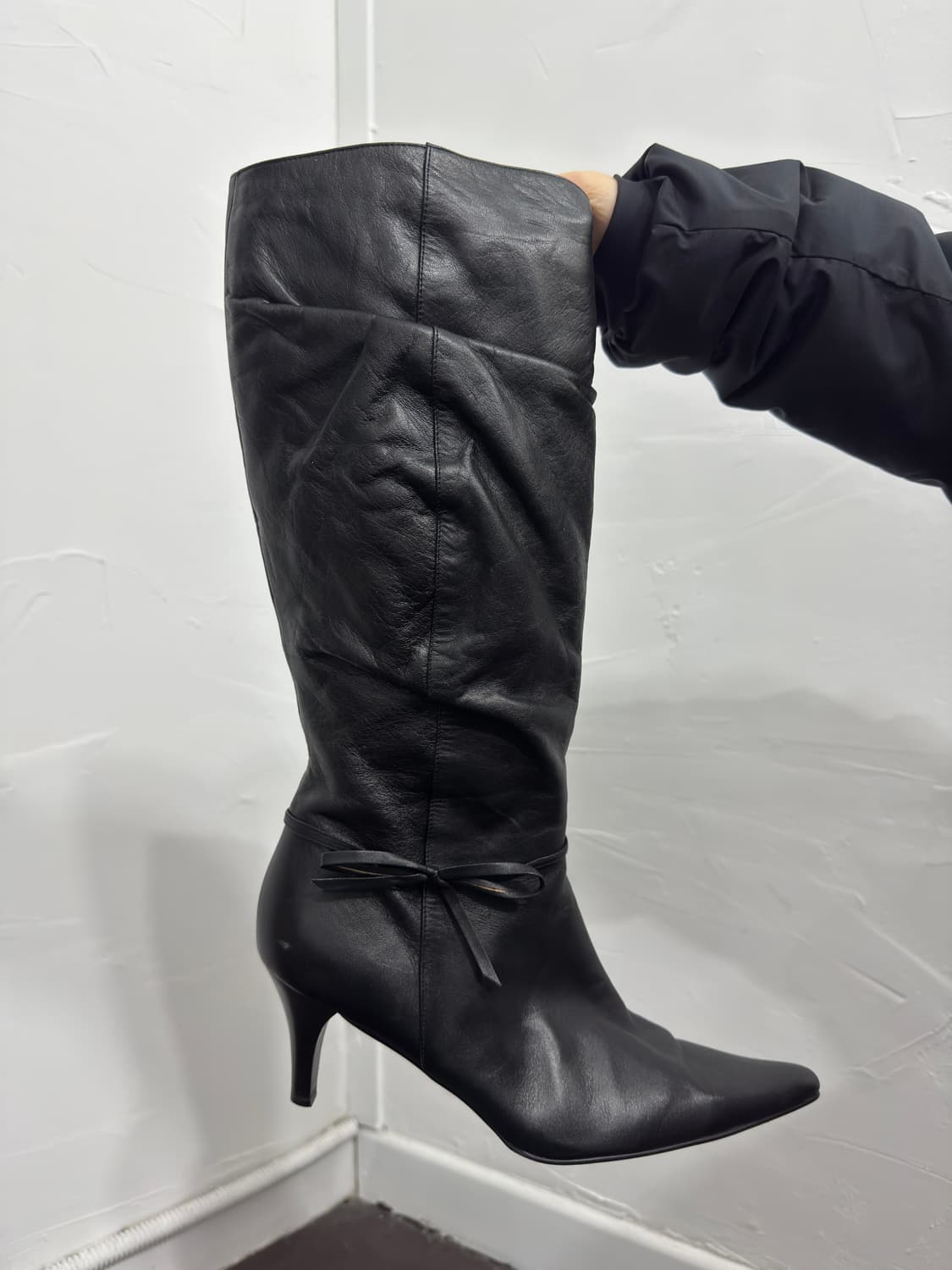 pitti leather long boots  상품이미지6