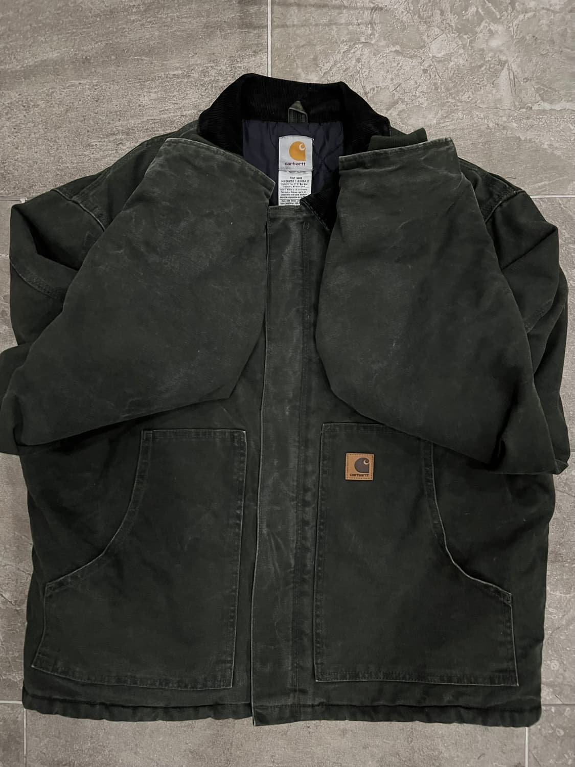 (L) 칼하트 덕 디트로이트 자켓 J22 MOS 모스그린 상품이미지7