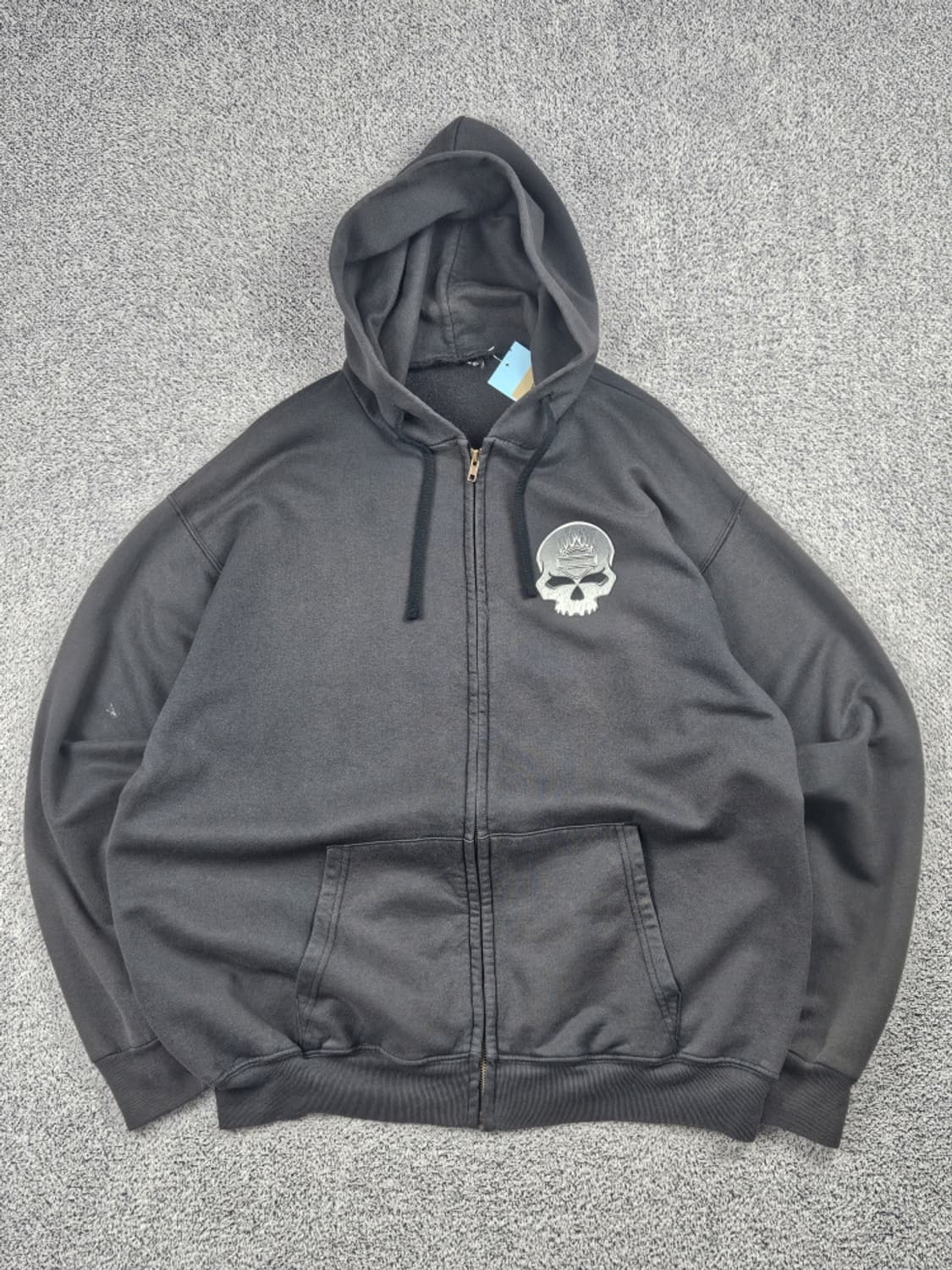 할리데이비슨 스컬로고 스웻 후드 집업 ( 상세설명참조 ) / 10477 상품이미지1