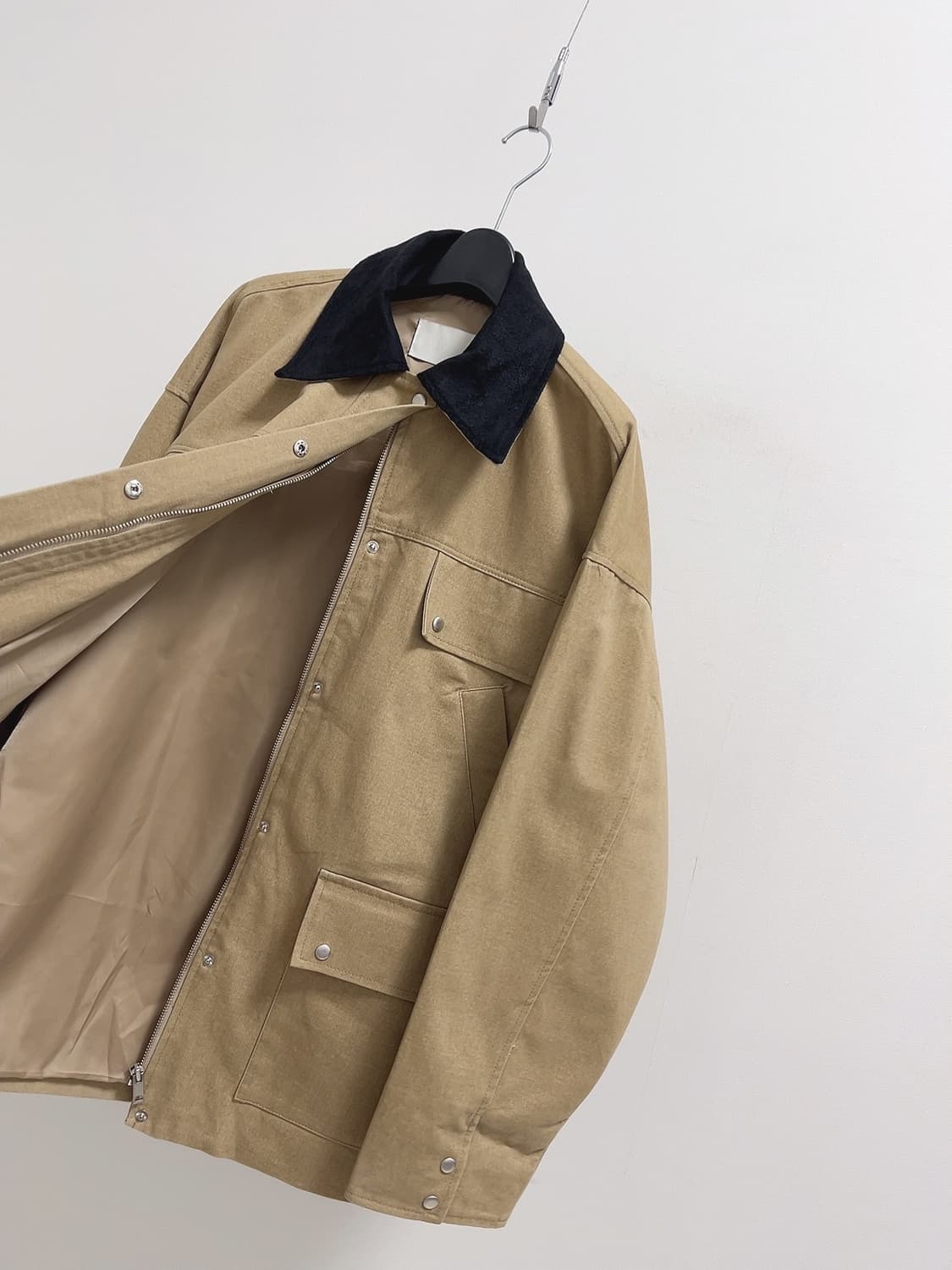 아트이즈오버 브러시드 워크 자켓 베이지 상품이미지5