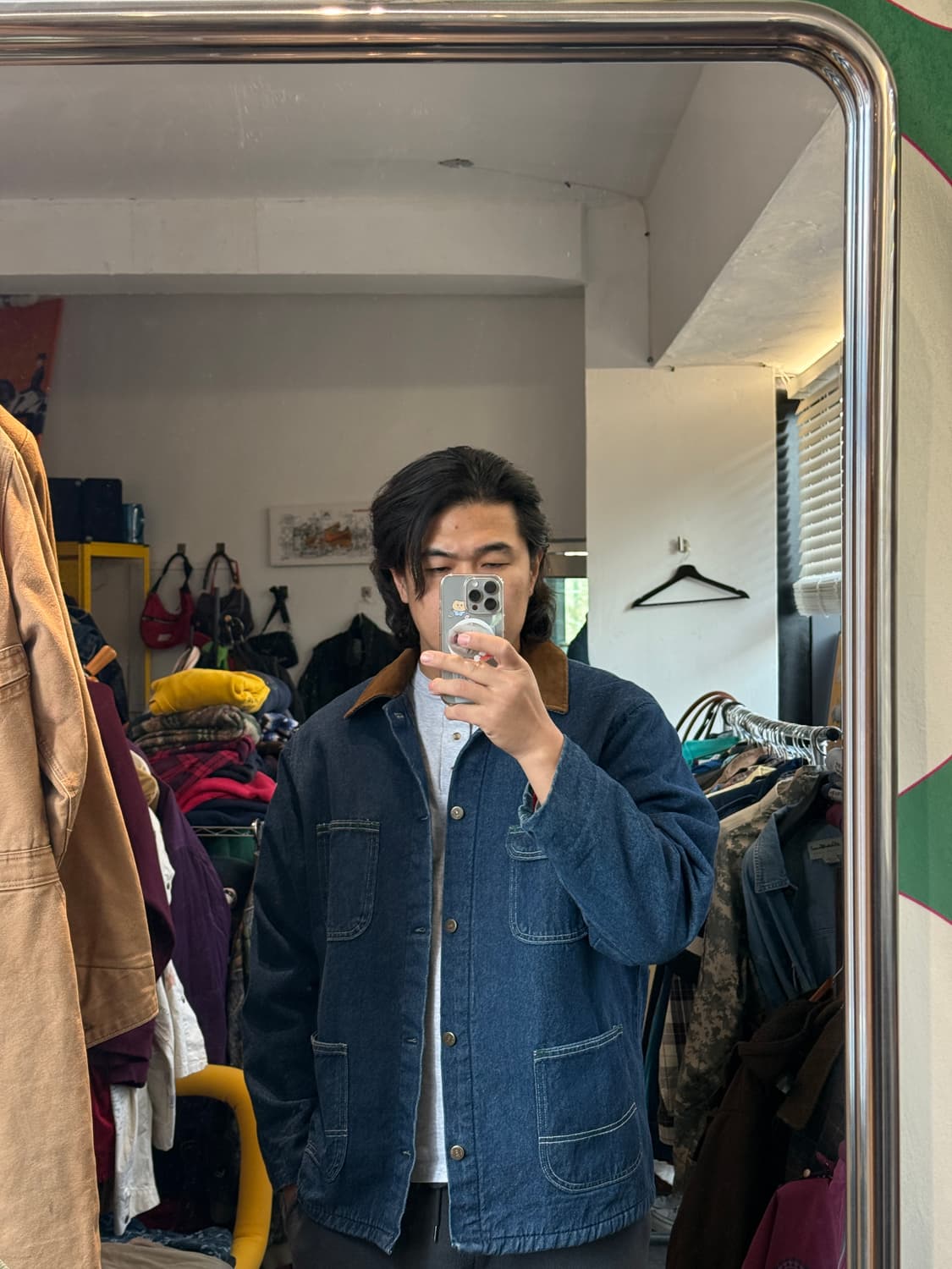 KEY USA made 데님초어자켓 XL 44 상품이미지8