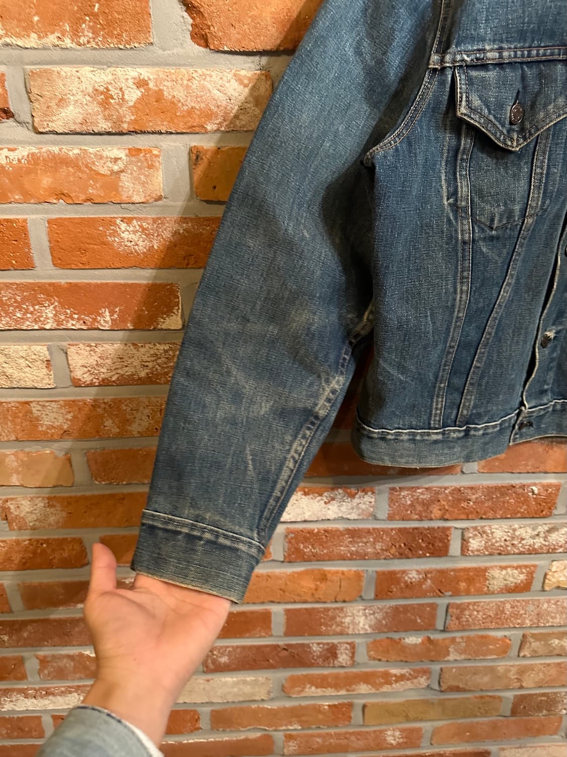 70s USA 빈티지 리바이스 70505 3세대 데님 트러커 자켓 상품이미지6