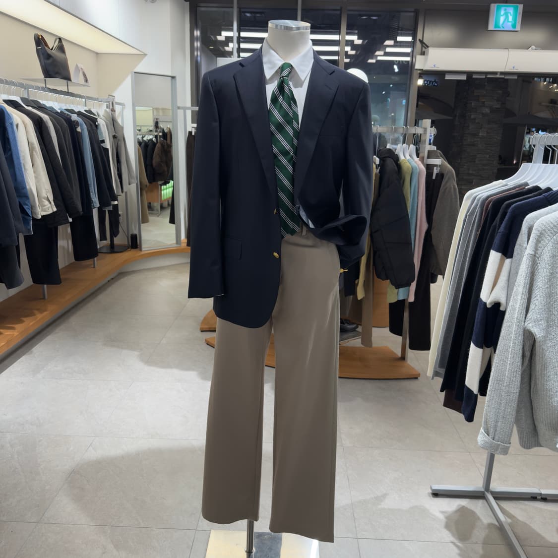 브룩스브라더스 클래식 금장 네이비 자켓[BBJBMM5978] 상품이미지1