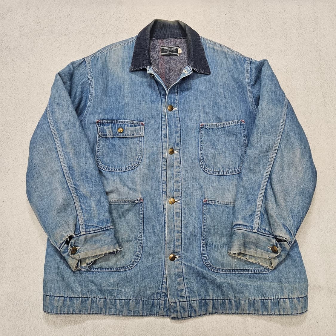 70s 시어스 데님 블랭킷 초어 자켓 XL 상품이미지3