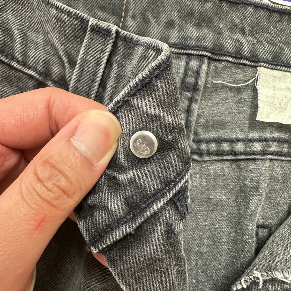 90s USA 리바이스 560 블랙 진 데님 팬츠 32 상품이미지5