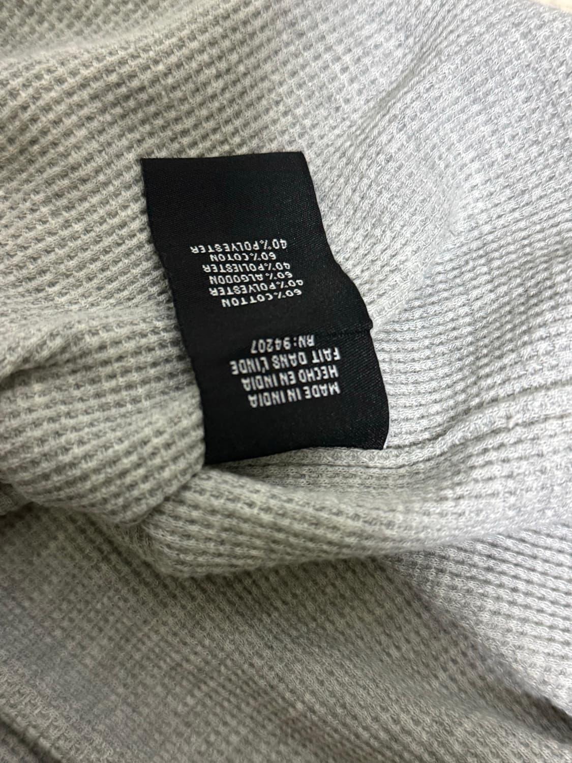 00s 웨스트 코스트 차퍼스 써멀 니트 그레이 L 상품이미지4