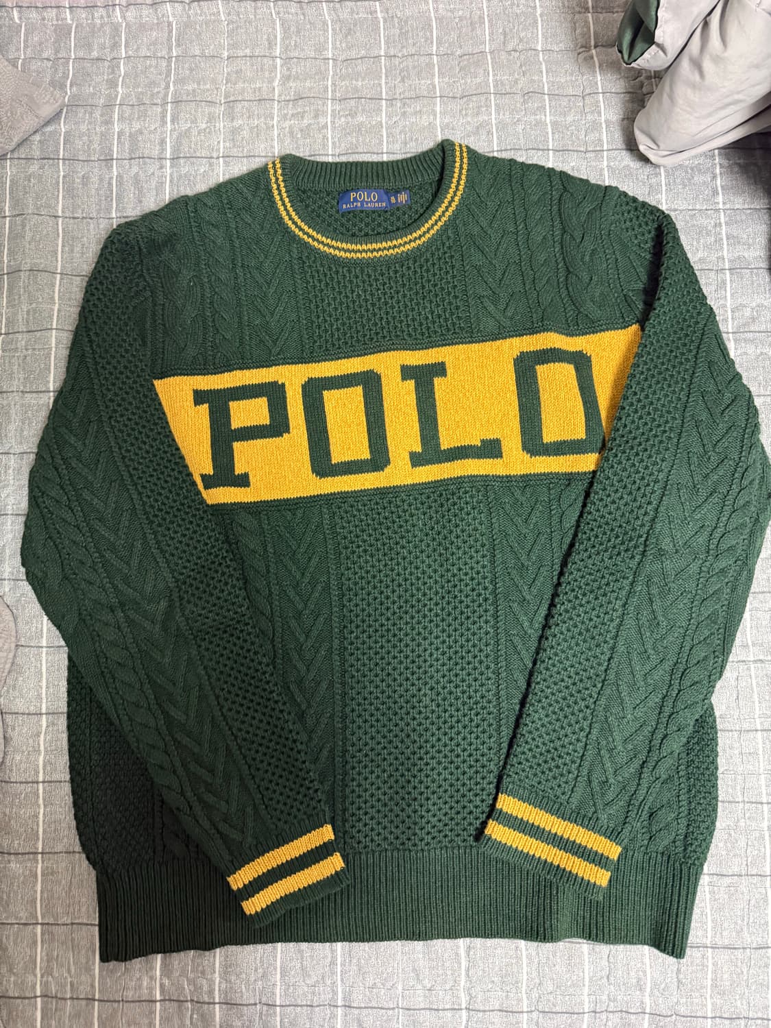 폴로1967 꽈배기 니트 민트급 상태 XL 판매 상품이미지1