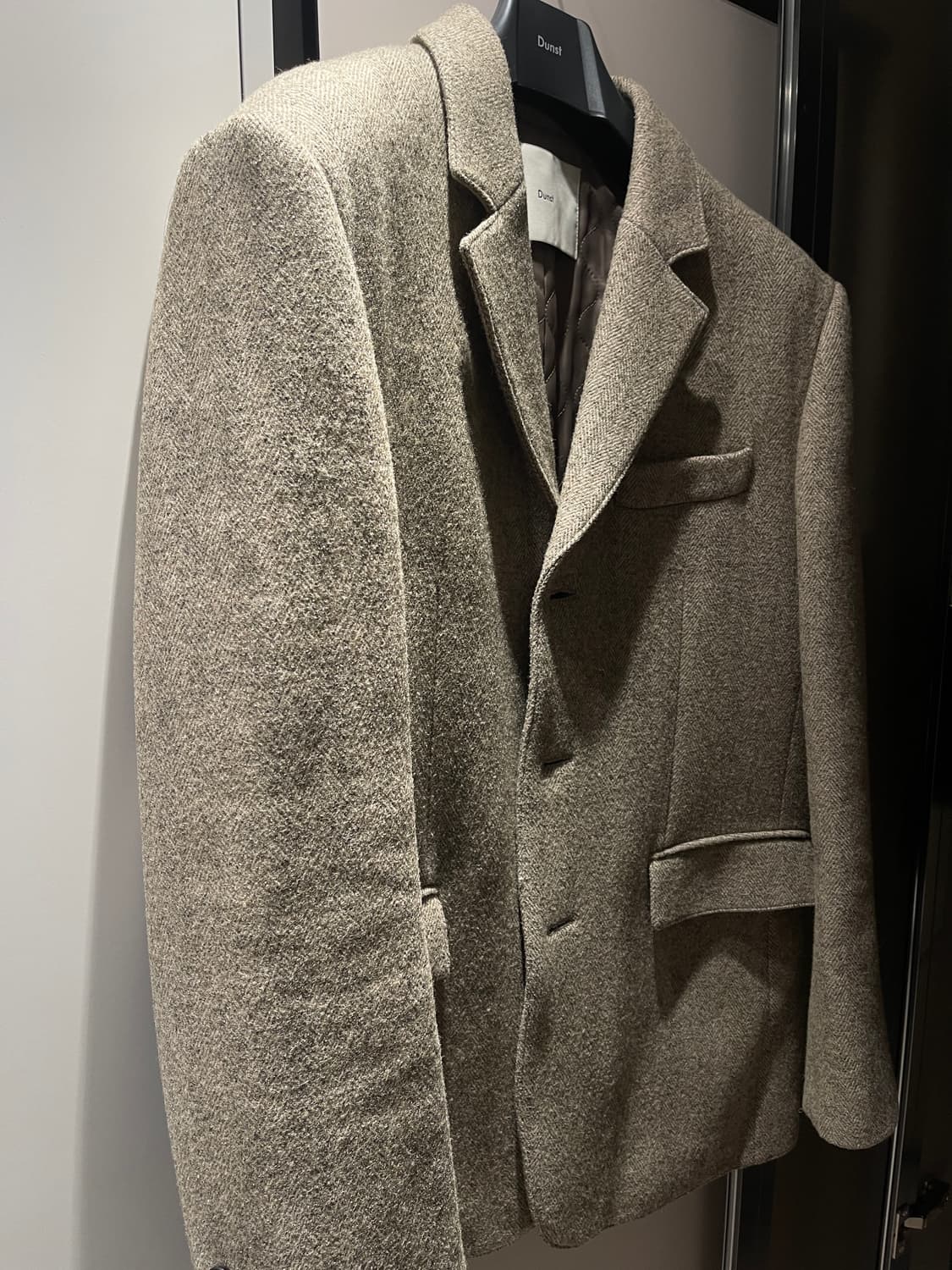 던스트 블레이저 자켓 JACKET BEIGE HERRINGBONE 상품이미지7