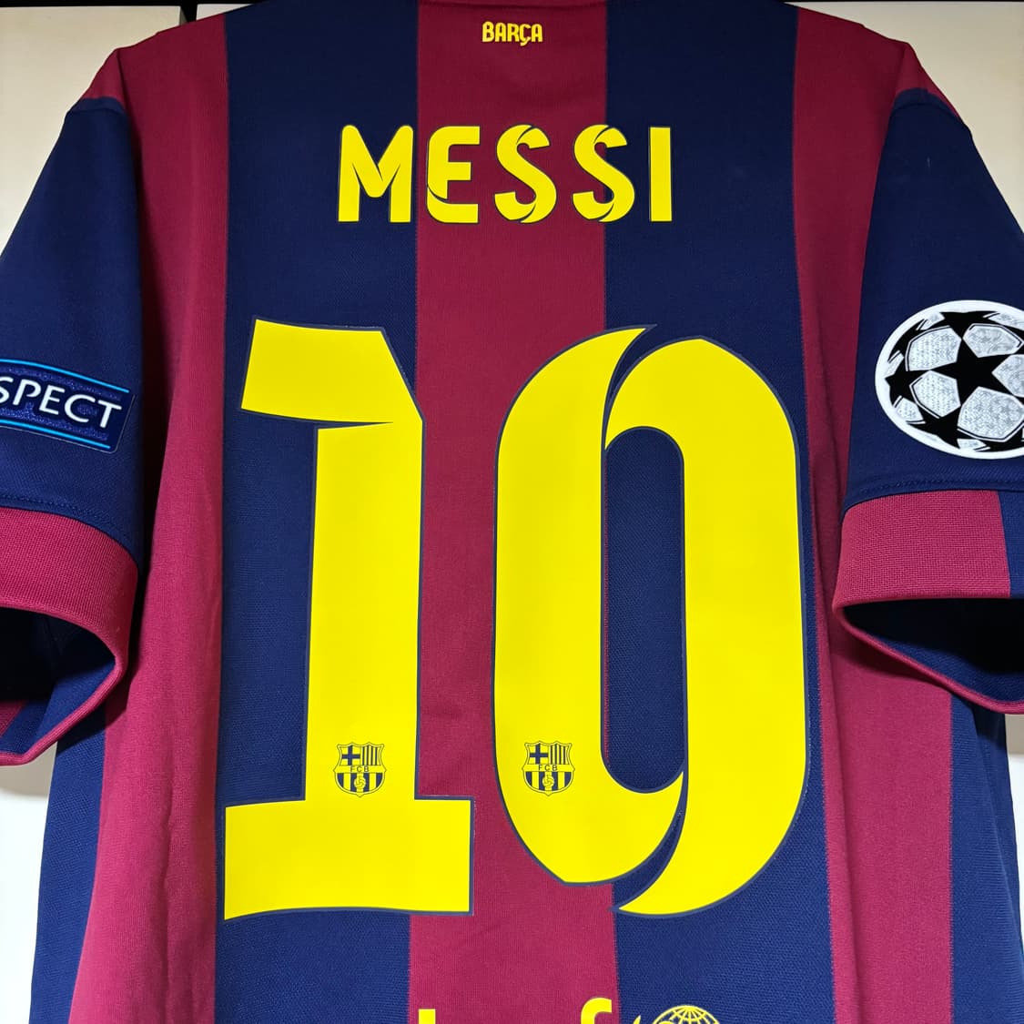 14-15 바르셀로나 홈 챔스결승 메시 유니폼 상품이미지8