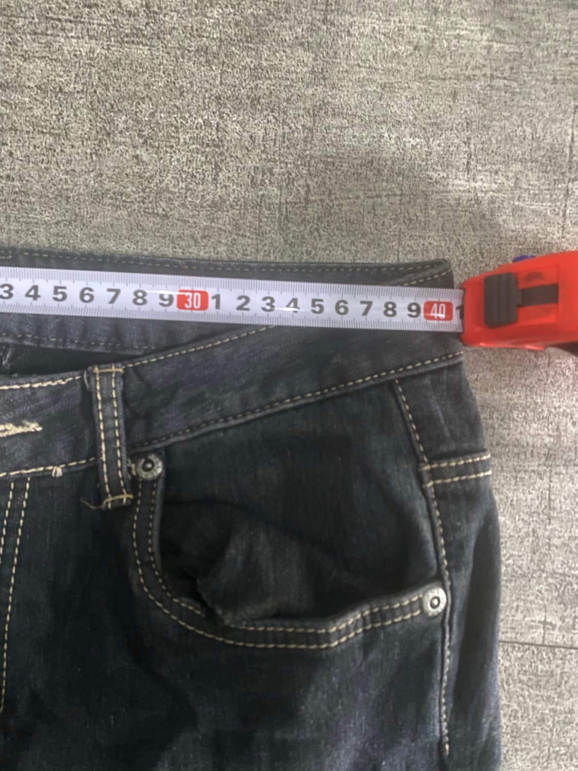 일본빈티지 Allblacks 올드스쿨아메카지스트릿 데님팬츠 상품이미지3