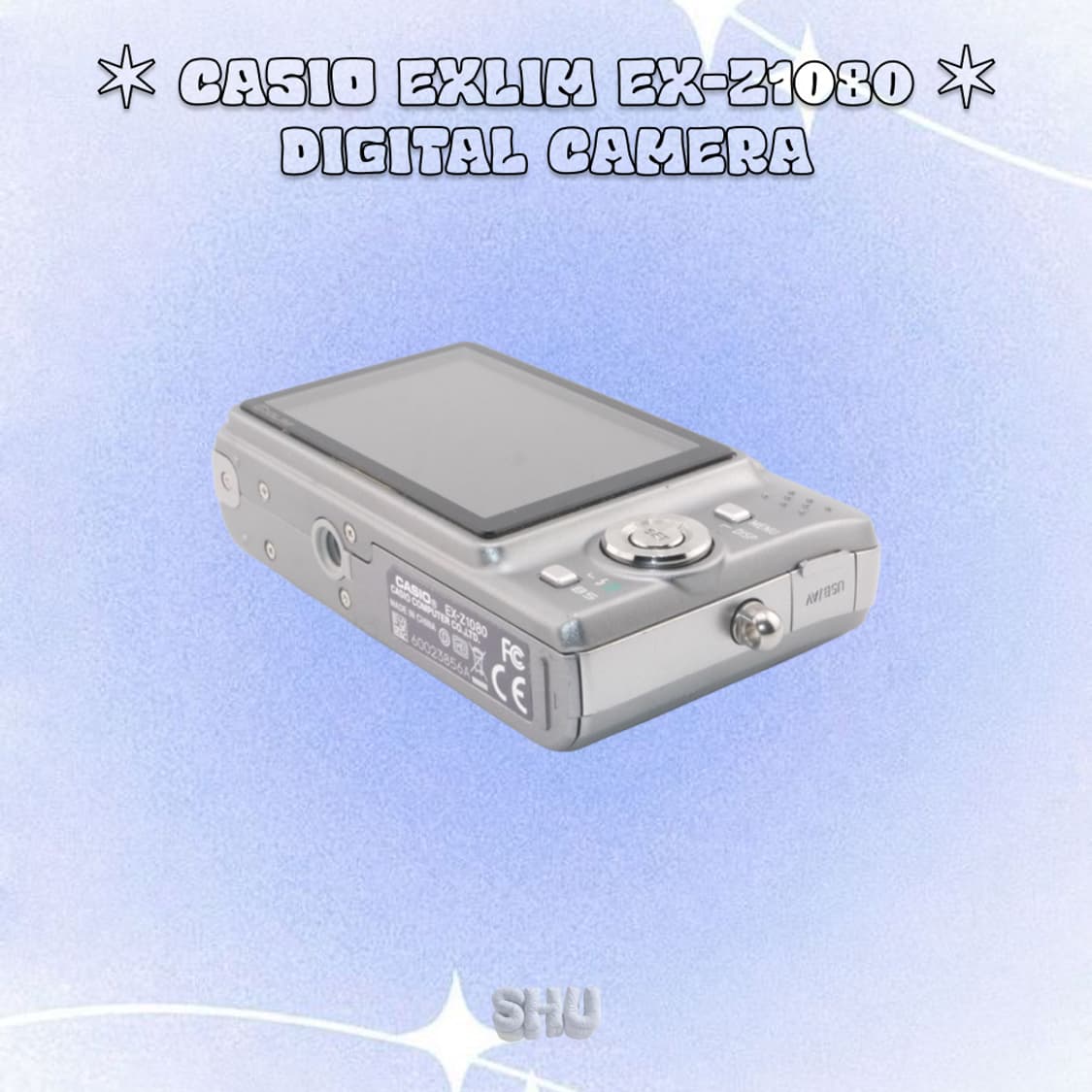 카시오 엑슬림 EX-Z1080 빈티지 디카 실버 상품이미지6