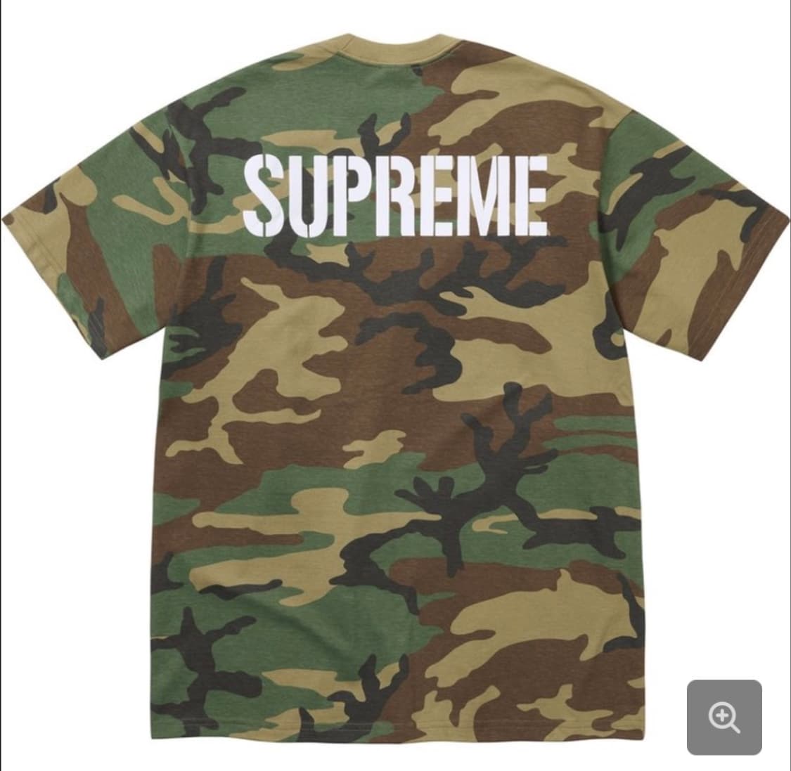 슈프림 월드 페이머스 티셔츠 우드랜드 카모 - 26SS 상품이미지4
