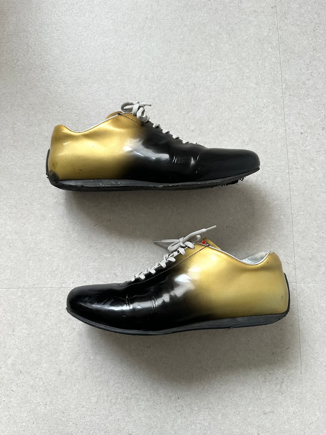 프라다 스포츠 07AW 옴브레 페이던트 레더 스니커즈 상품이미지5