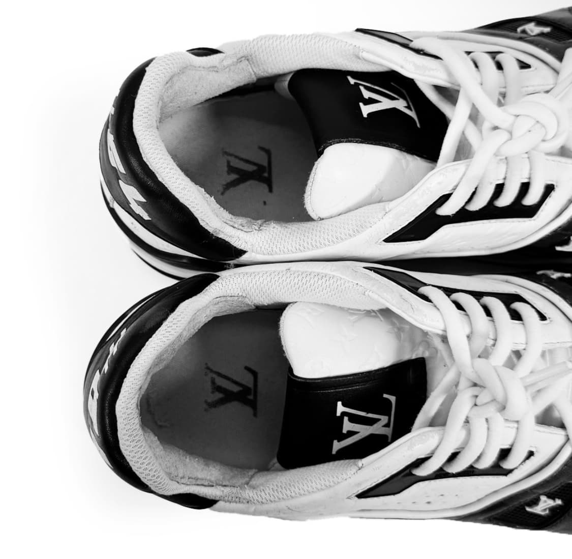 [6.5] 루이비통 LV 모노그램 트레이너 스니커즈 블랙 1AC2A3 상품이미지9