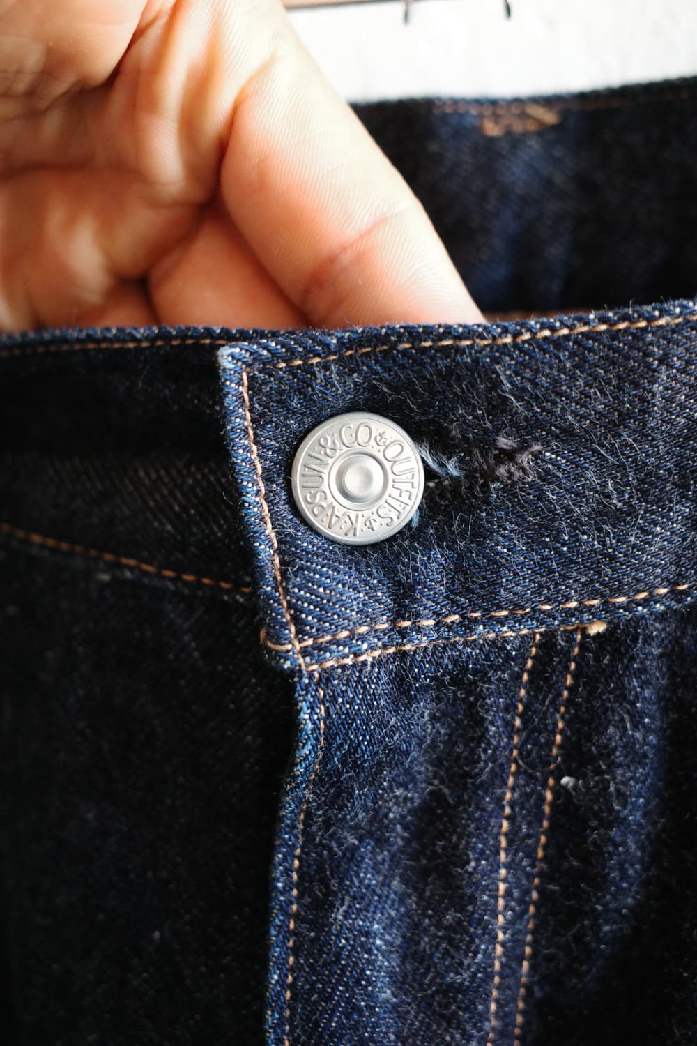 캡틴선샤인 5포켓 지퍼 프론트 데님 팬츠 상품이미지3