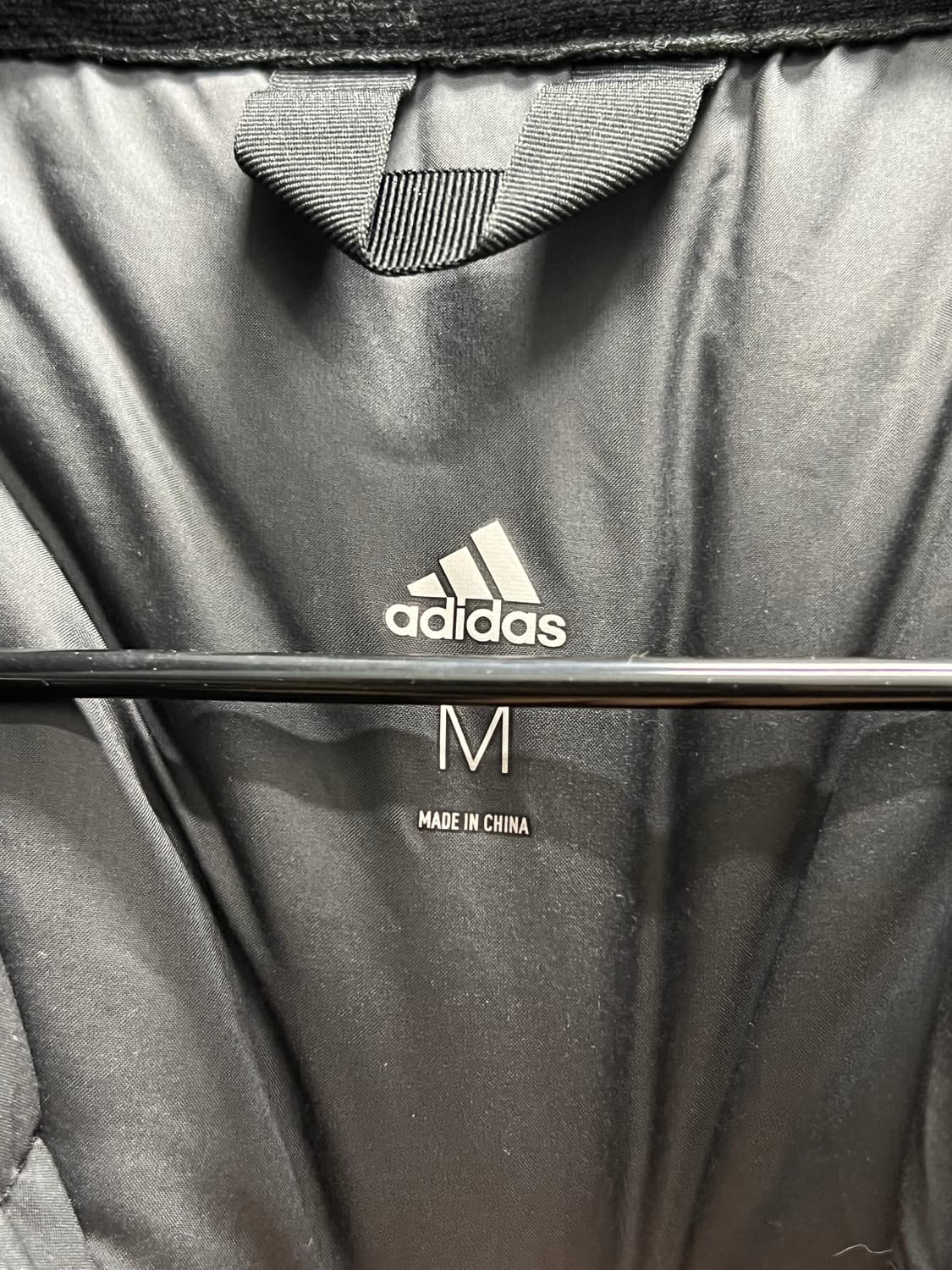 아디다스 덕다운 삼선 롱 패딩 자켓 블랙 상품이미지5