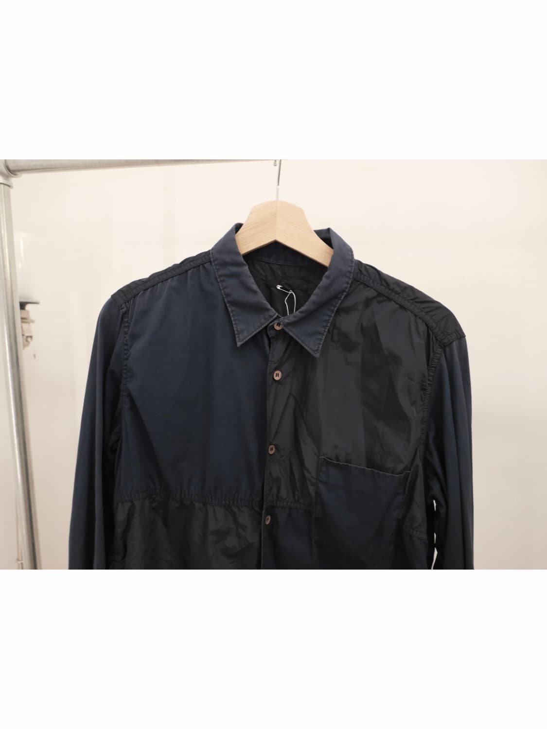 꼼데가르송 옴므 나일론 패치 셔츠 상품이미지2