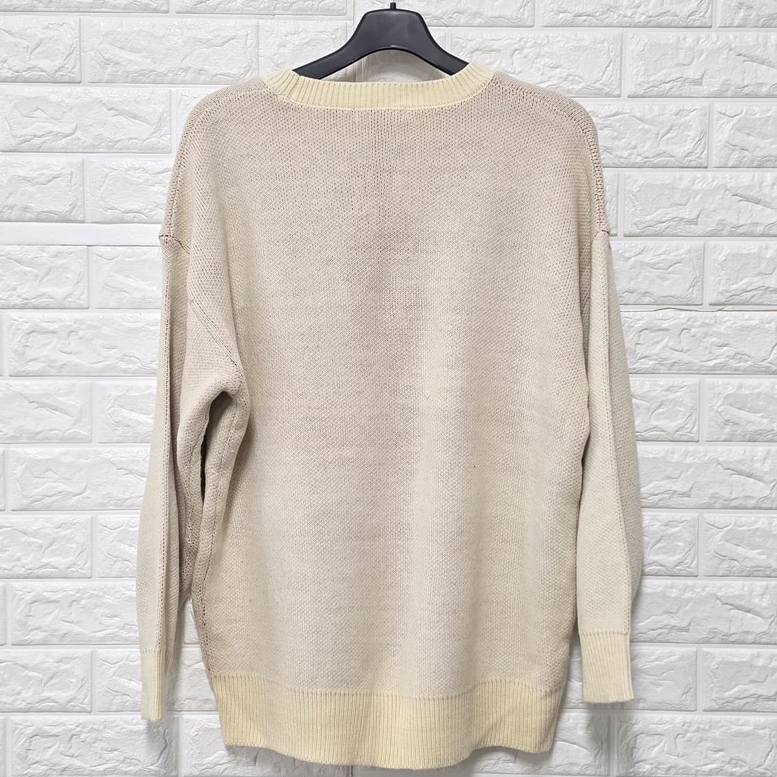 택포_ 21s 5252 바이 오아이오아이 로고 니트 L 상품이미지4