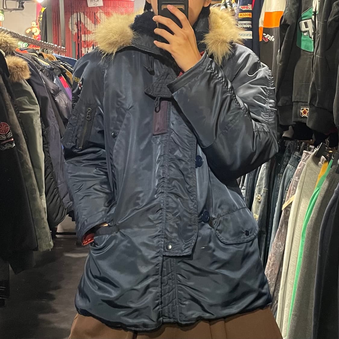 [IM] HOPE MFG 미군 N-3B 네이비 퍼후드 헤비자켓 상품이미지2