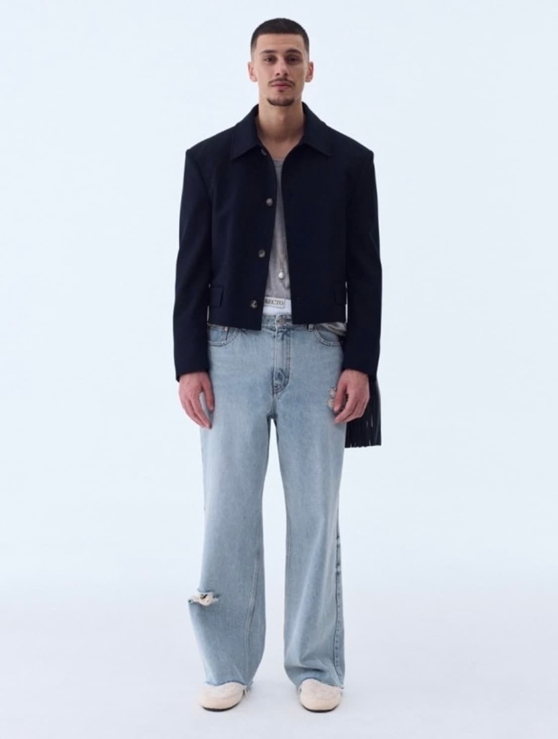 렉토 24FW 숏 자켓 상품이미지3