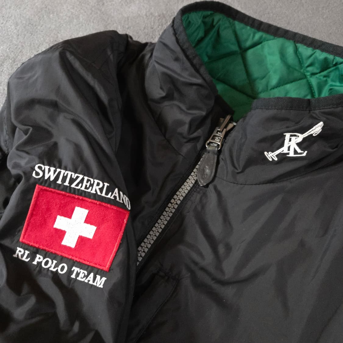 폴로 스위스팀 리버서블 페리 점퍼 자켓 L 상품이미지4