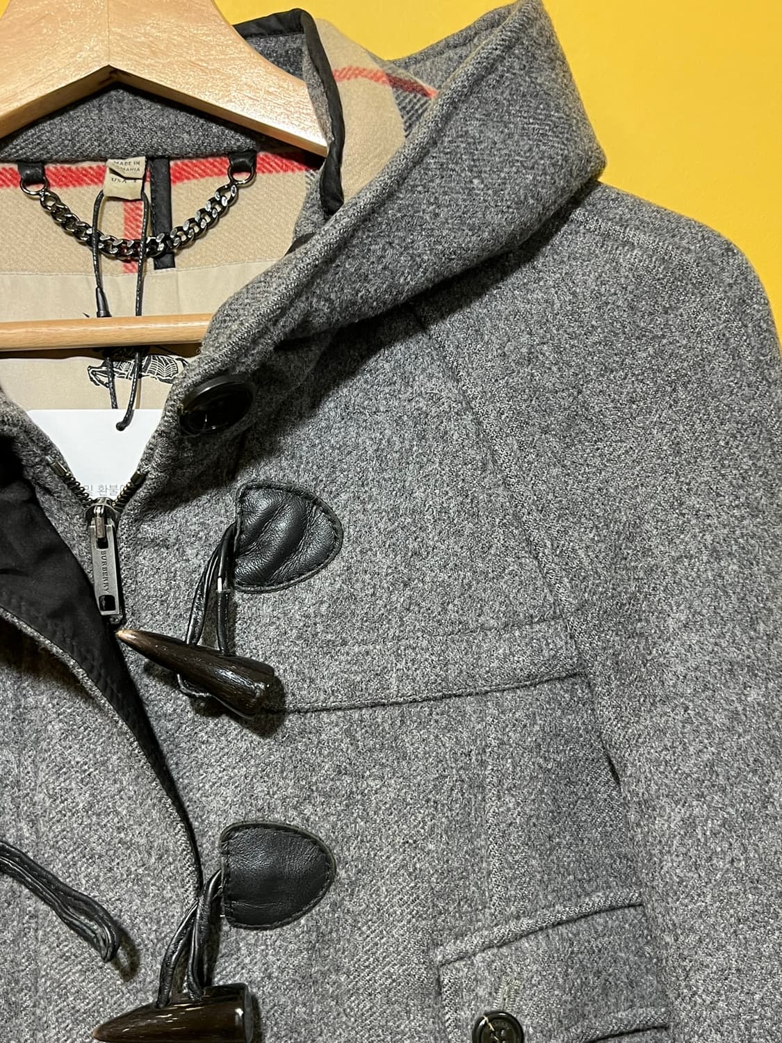 [55]Burberry London 버버리 런던 여성 숏 후드 더플 코트 상품이미지2