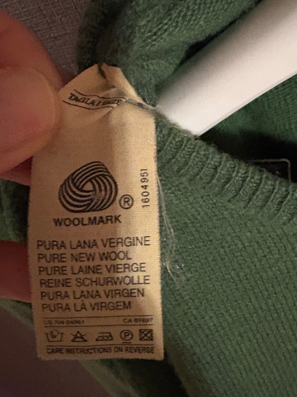 베네통 울 반팔 니트 상품이미지3