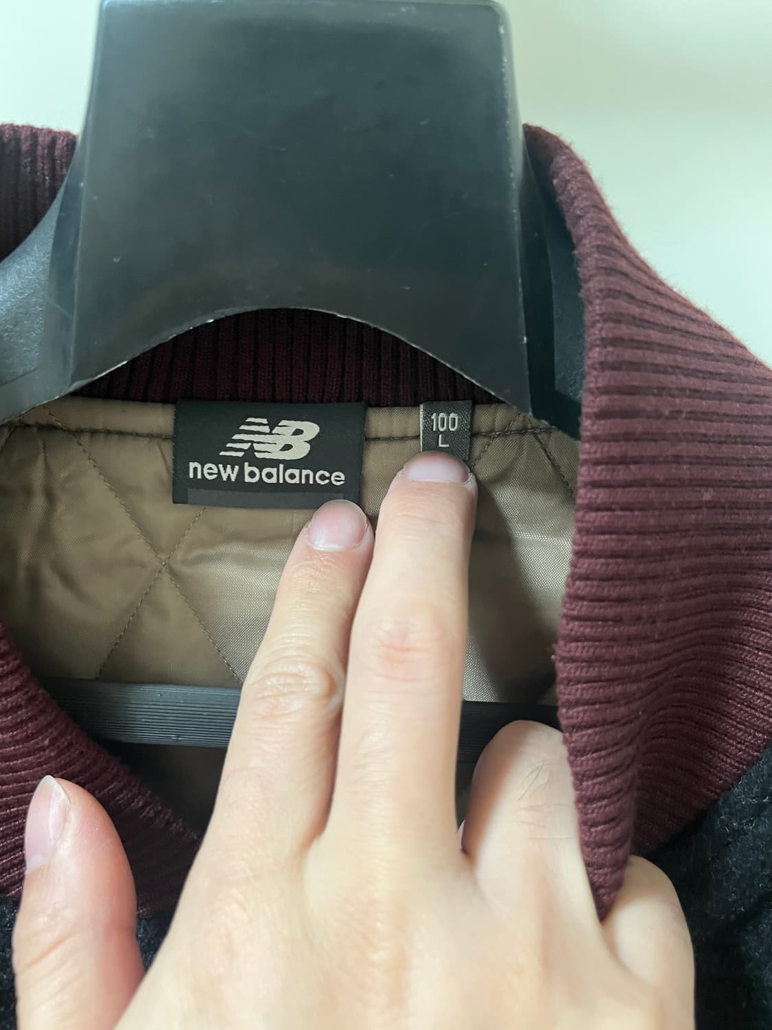 뉴발란스 디스이즈네버댓 울 레더 바시티 상품이미지4