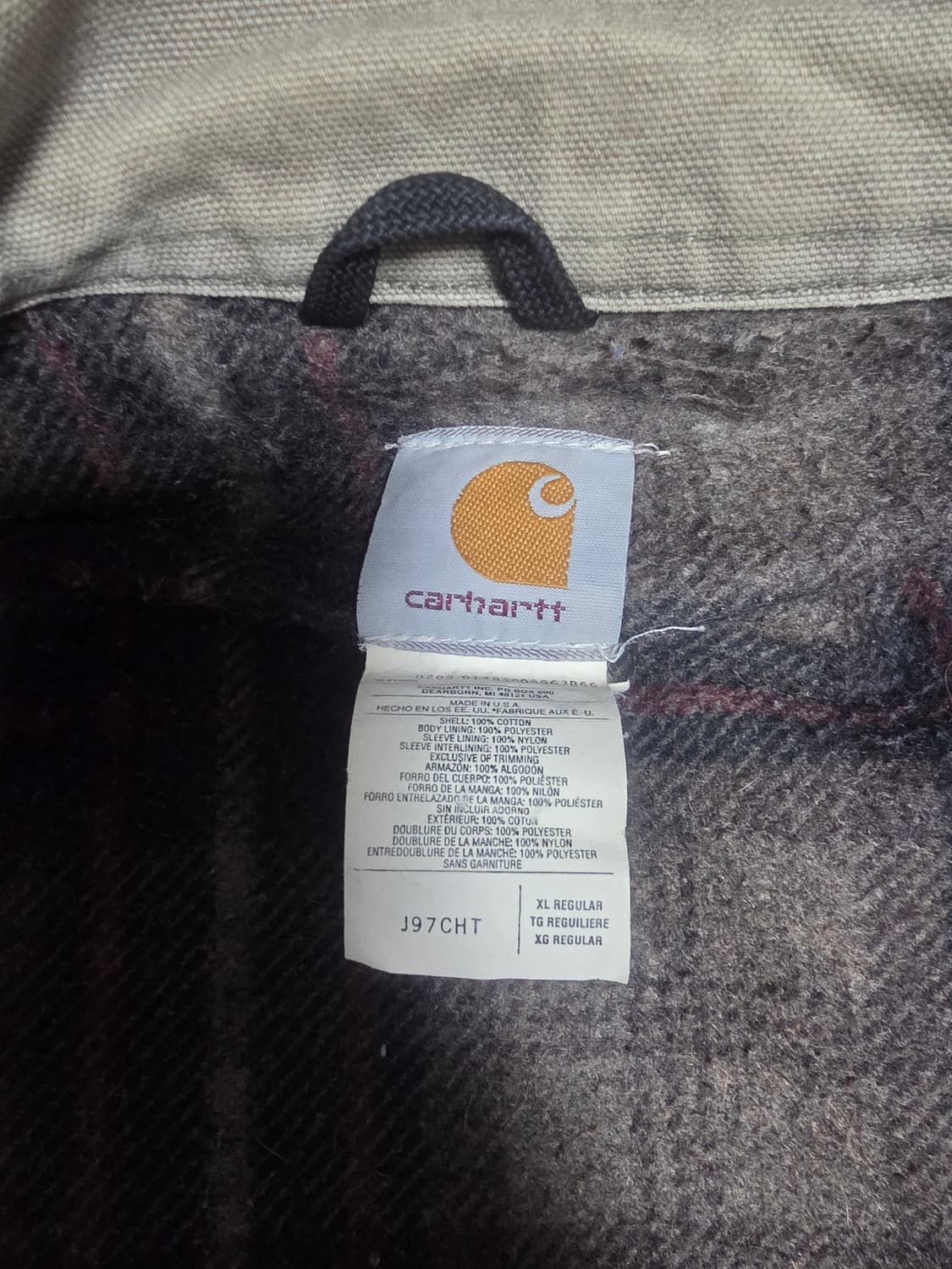 (XL)칼하트 j97 cht 체스트넛 상품이미지3