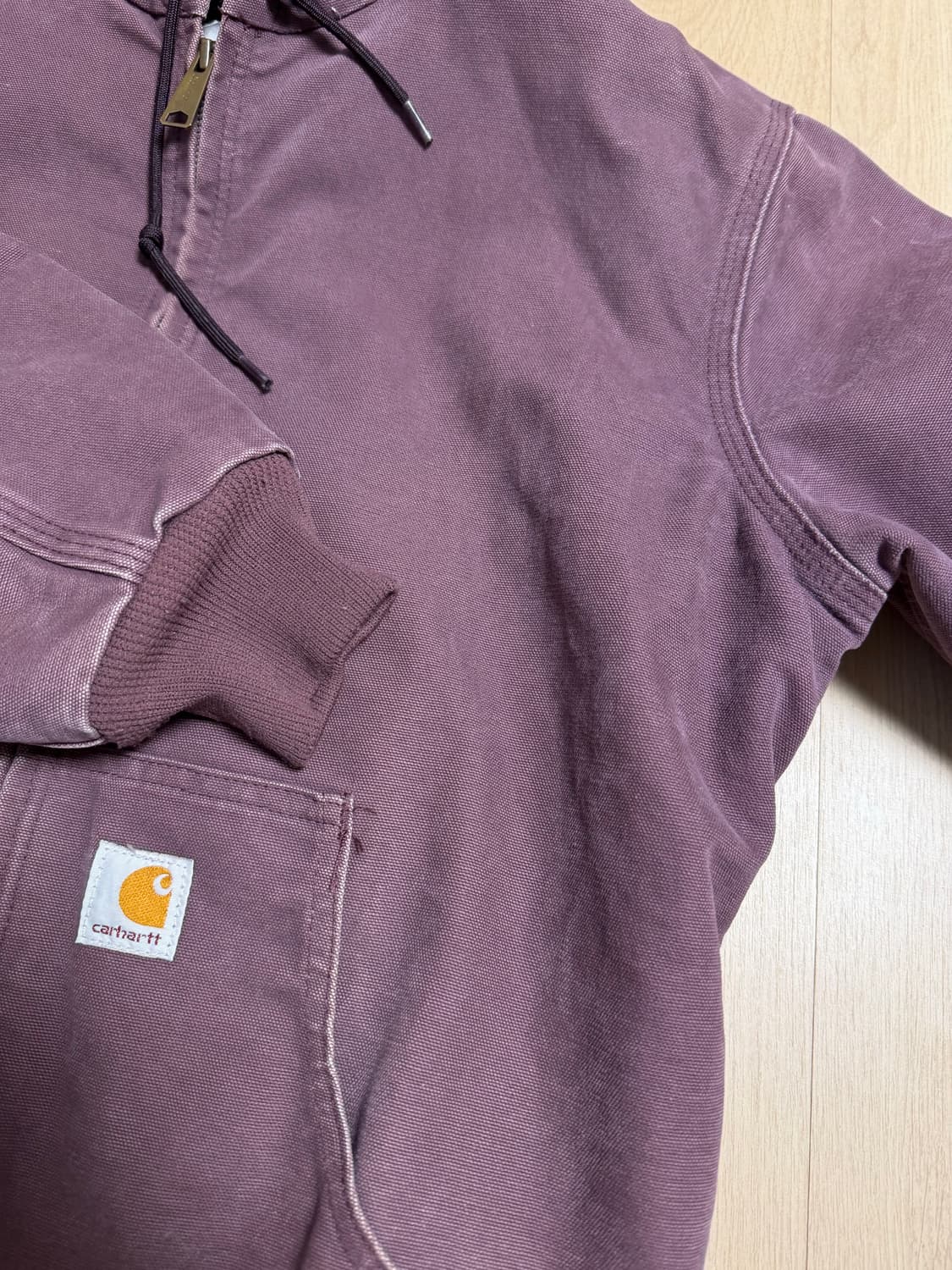 칼하트 wj130 dpm 샌드스톤 액티브 워크자켓 상품이미지3