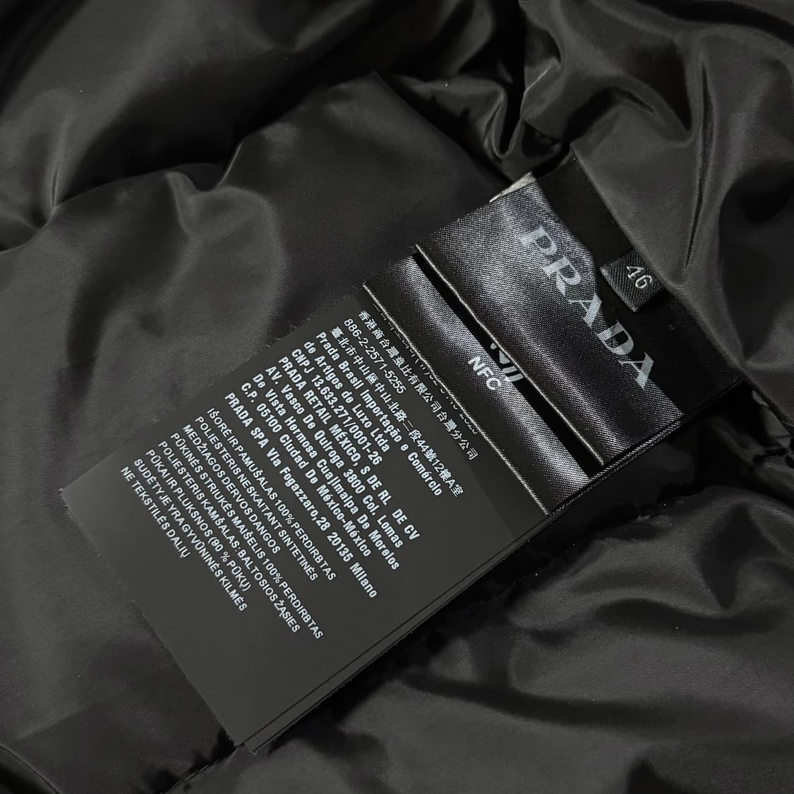 [46/당일출고]프라다 삼각로고 패딩 상품이미지5