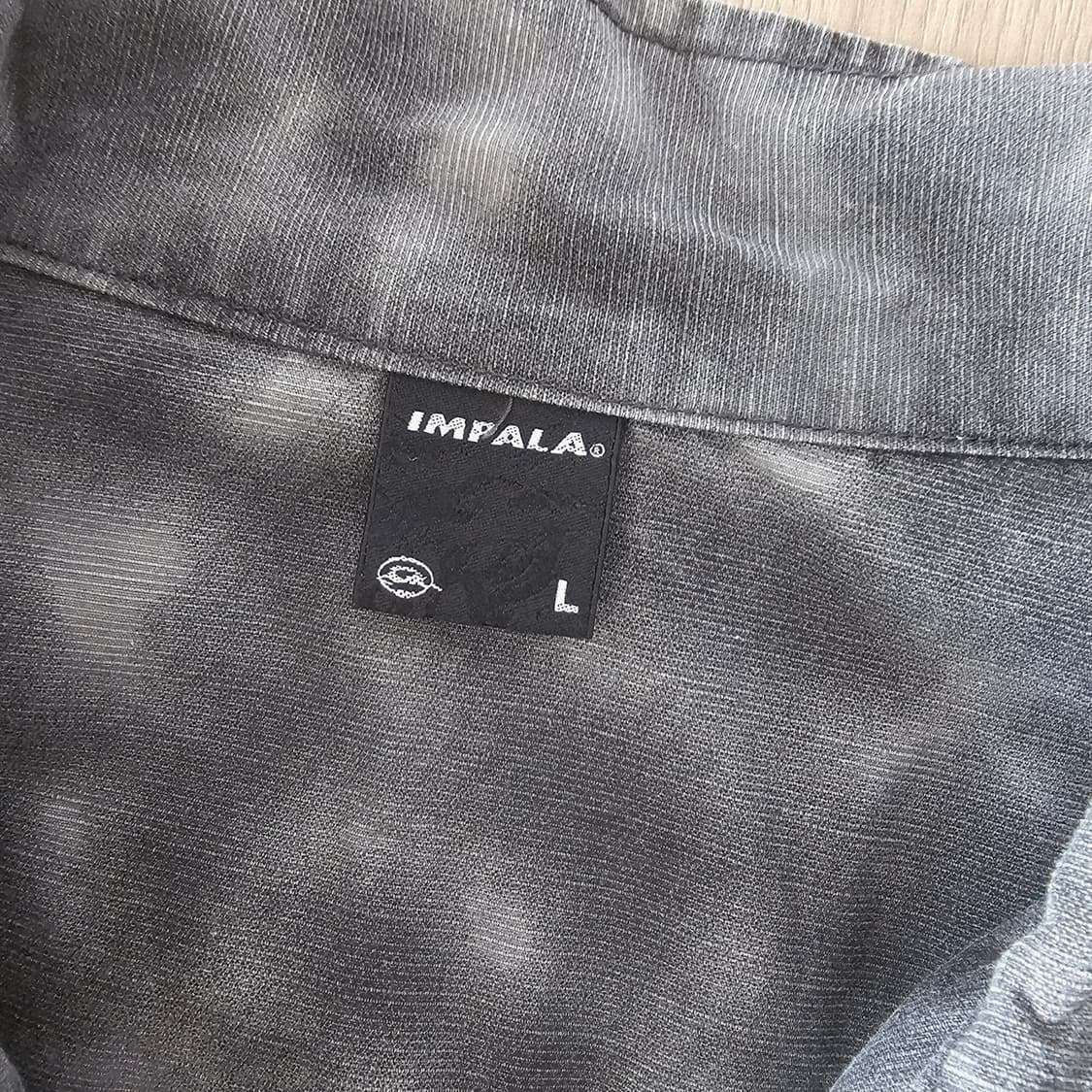 L 100 IMPALA 임팔라 다잉 데님 자켓 반팔 긴팔 간절기 남자 상품이미지8