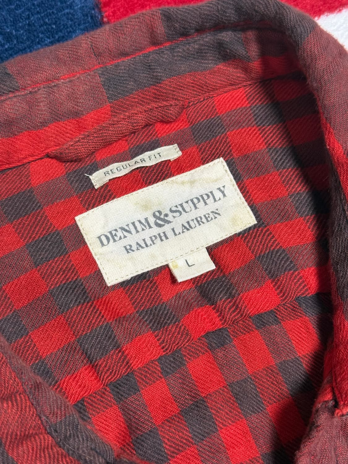 폴로 데님앤서플라이 버팔로체크셔츠 플란넬셔츠 polo vintage 상품이미지7