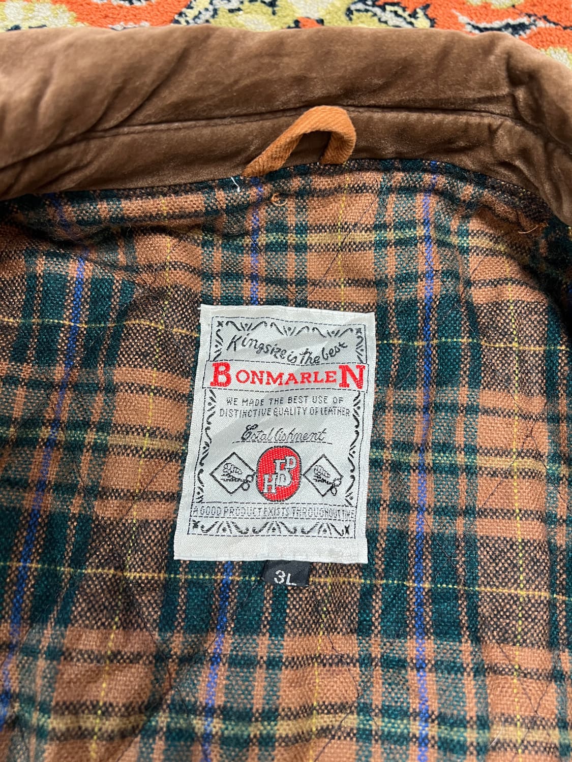 [3L] JPN 본마를렌 오렌지 헌팅 자켓 상품이미지5