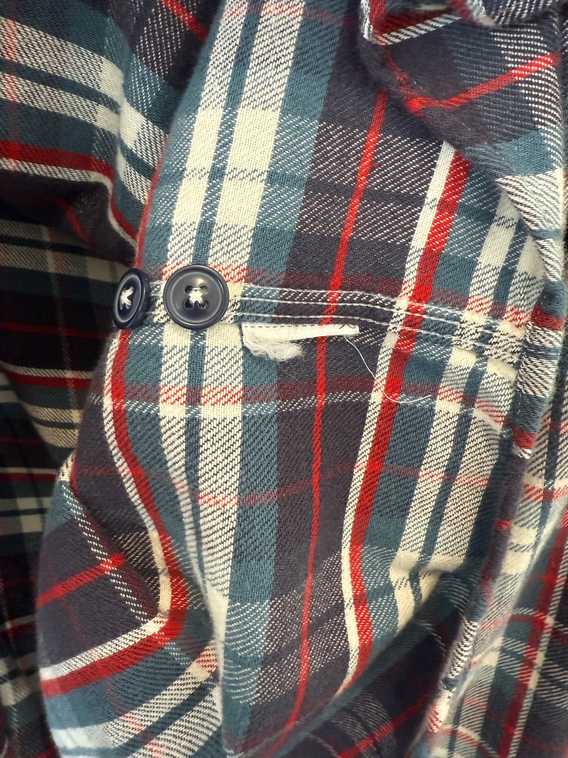 폴로 클래식핏 플래드 트윌 워크 셔츠 (QR) 상품이미지3