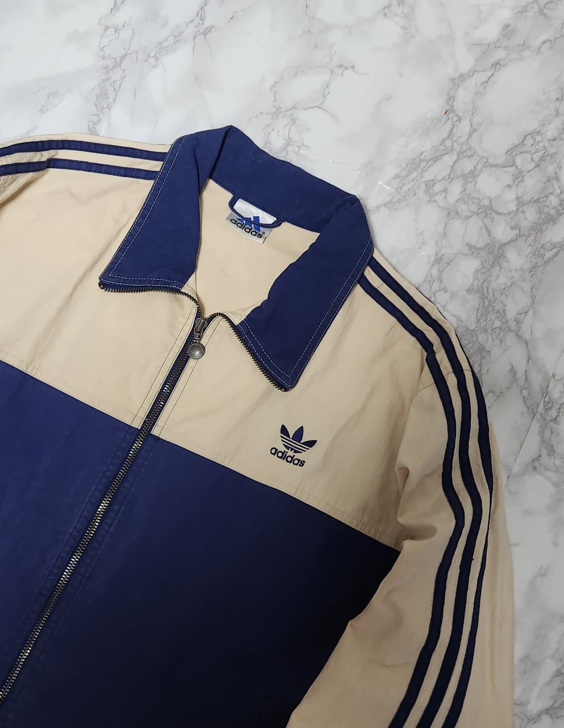 XL 아디다스 삼선 90s 솔리드 올드스쿨 자켓 극희귀 상품이미지3