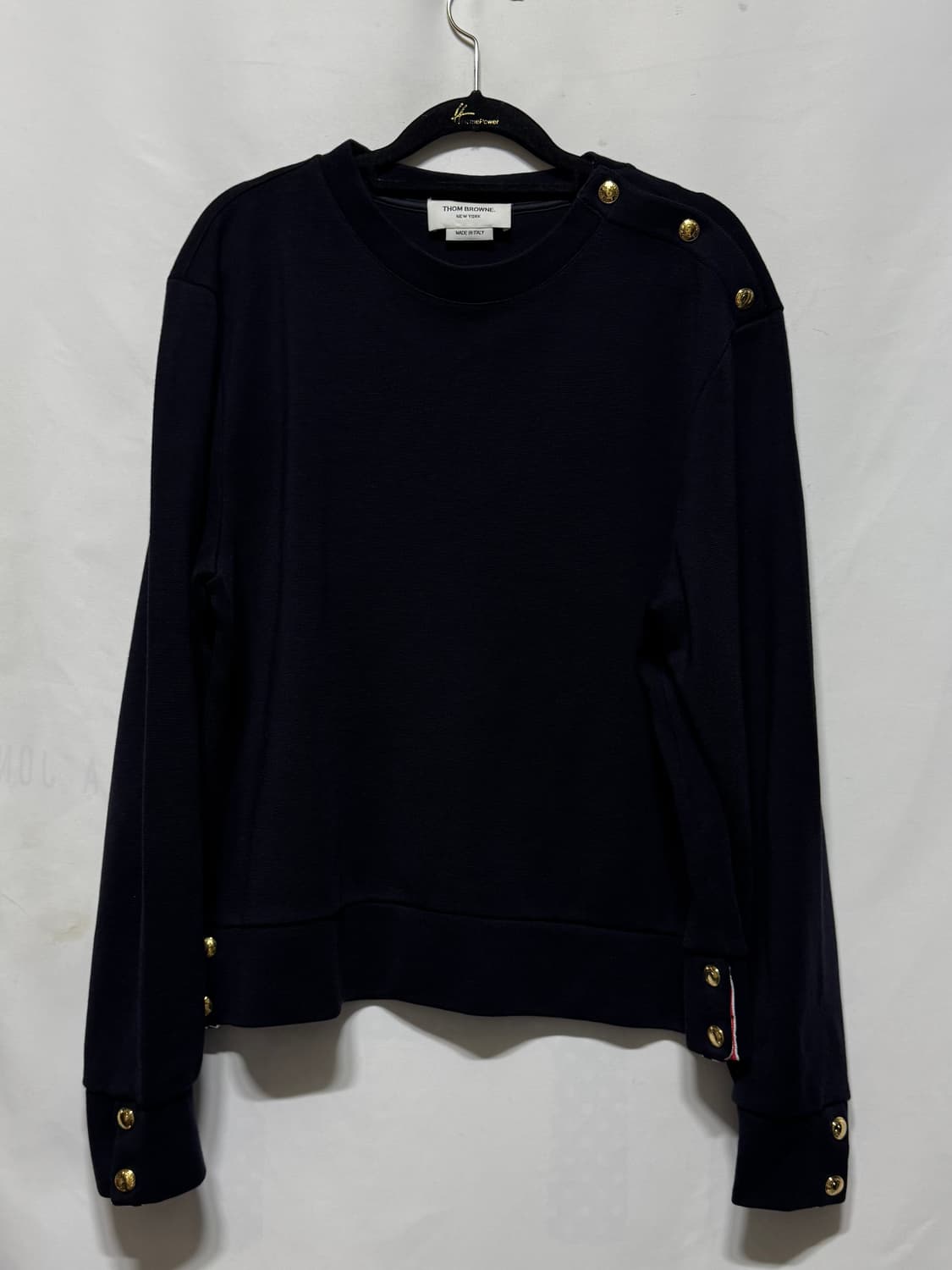 3 톰브라운 금장 버튼 울 니트 상품이미지1