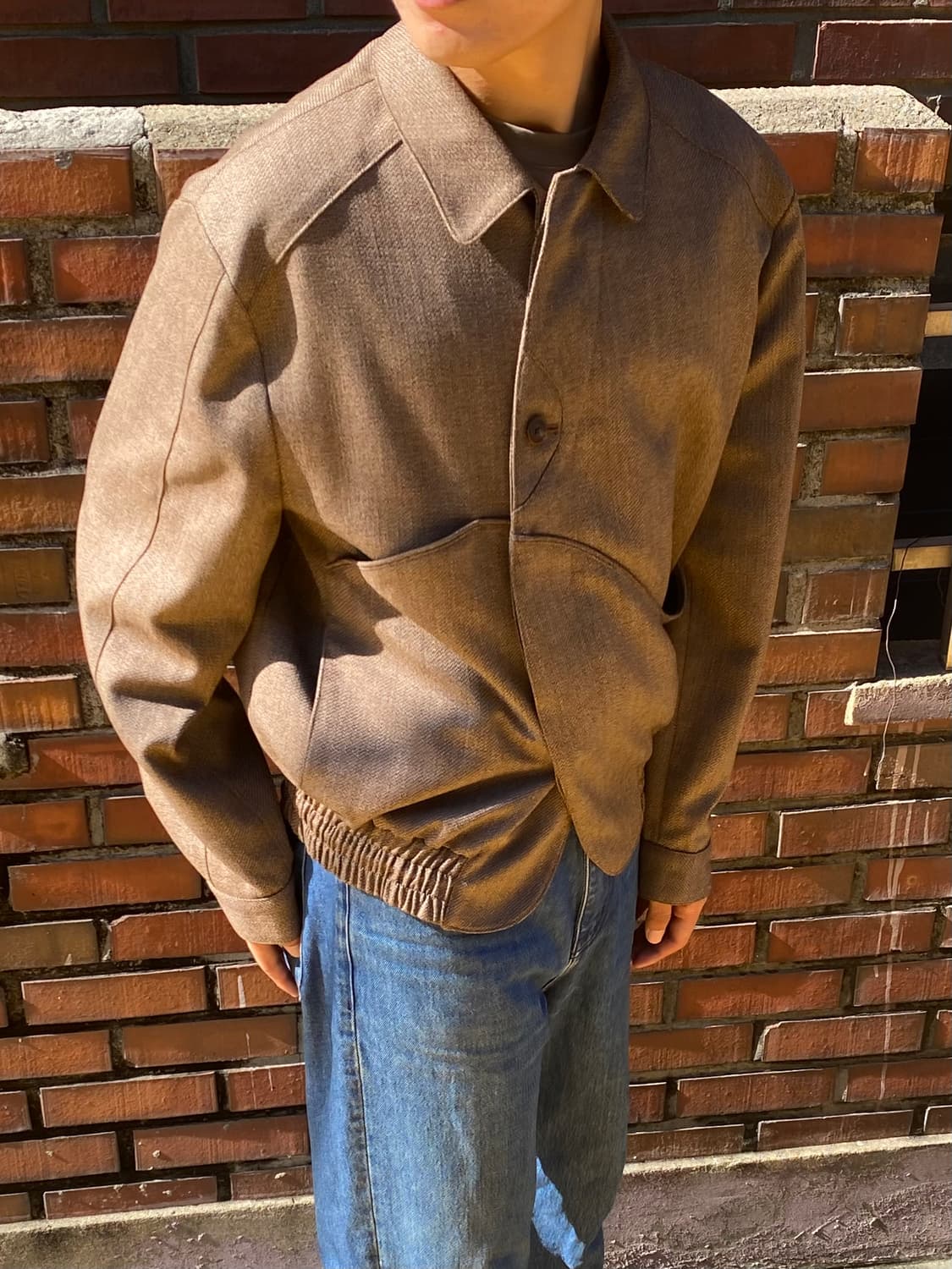 [L] STU 체스트넛 라운드 자켓 상품이미지1