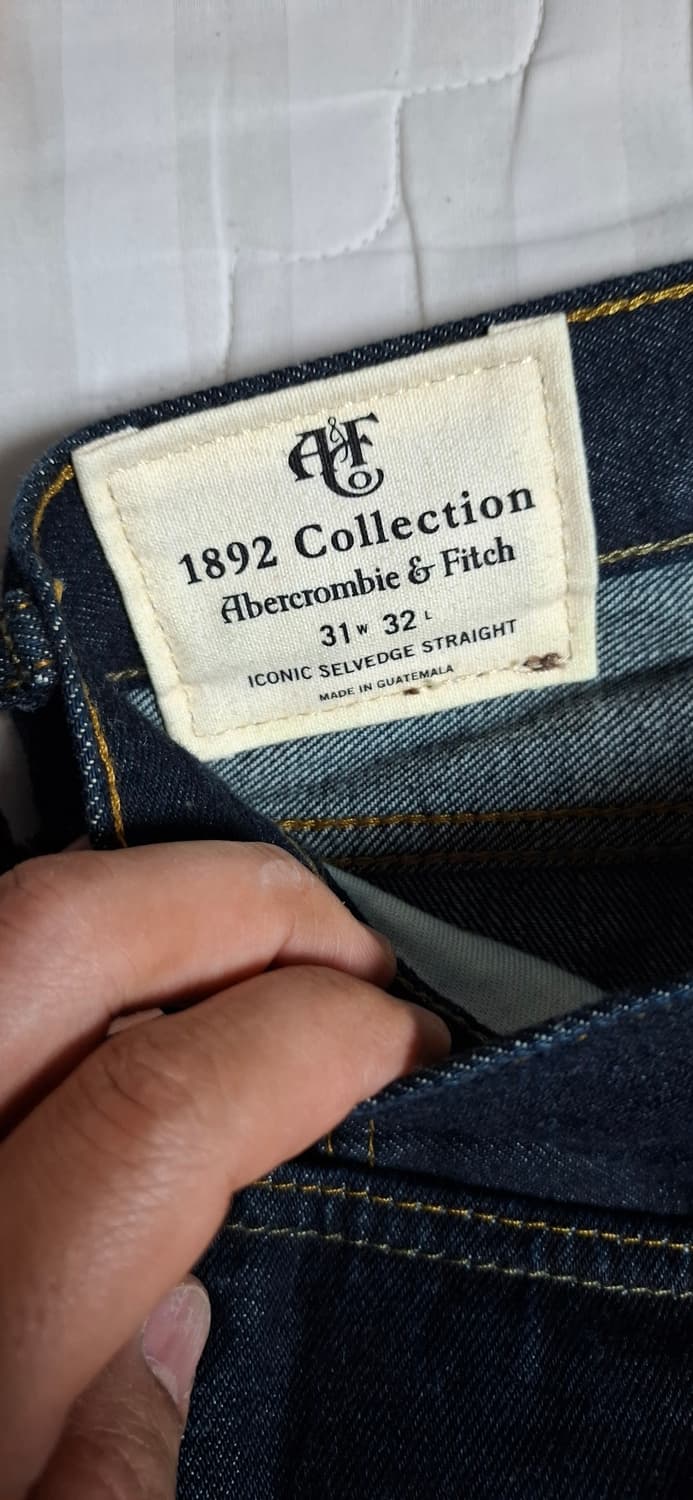 (새제품 한정판) 아베크롬비 1892 일본 셀비지 데님 31/32 상품이미지10