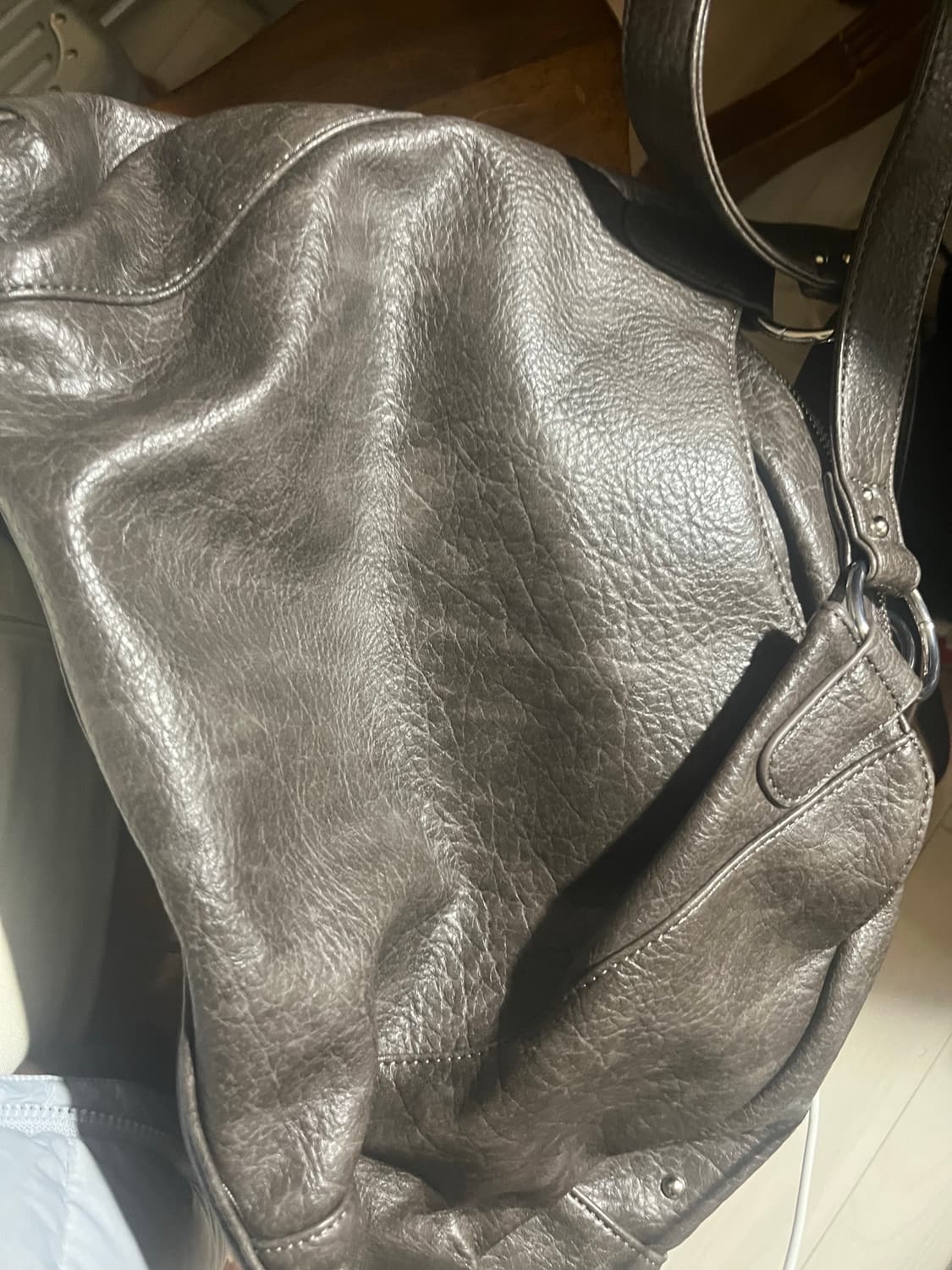 애즈온 보니타 빅백 브라운  상품이미지3