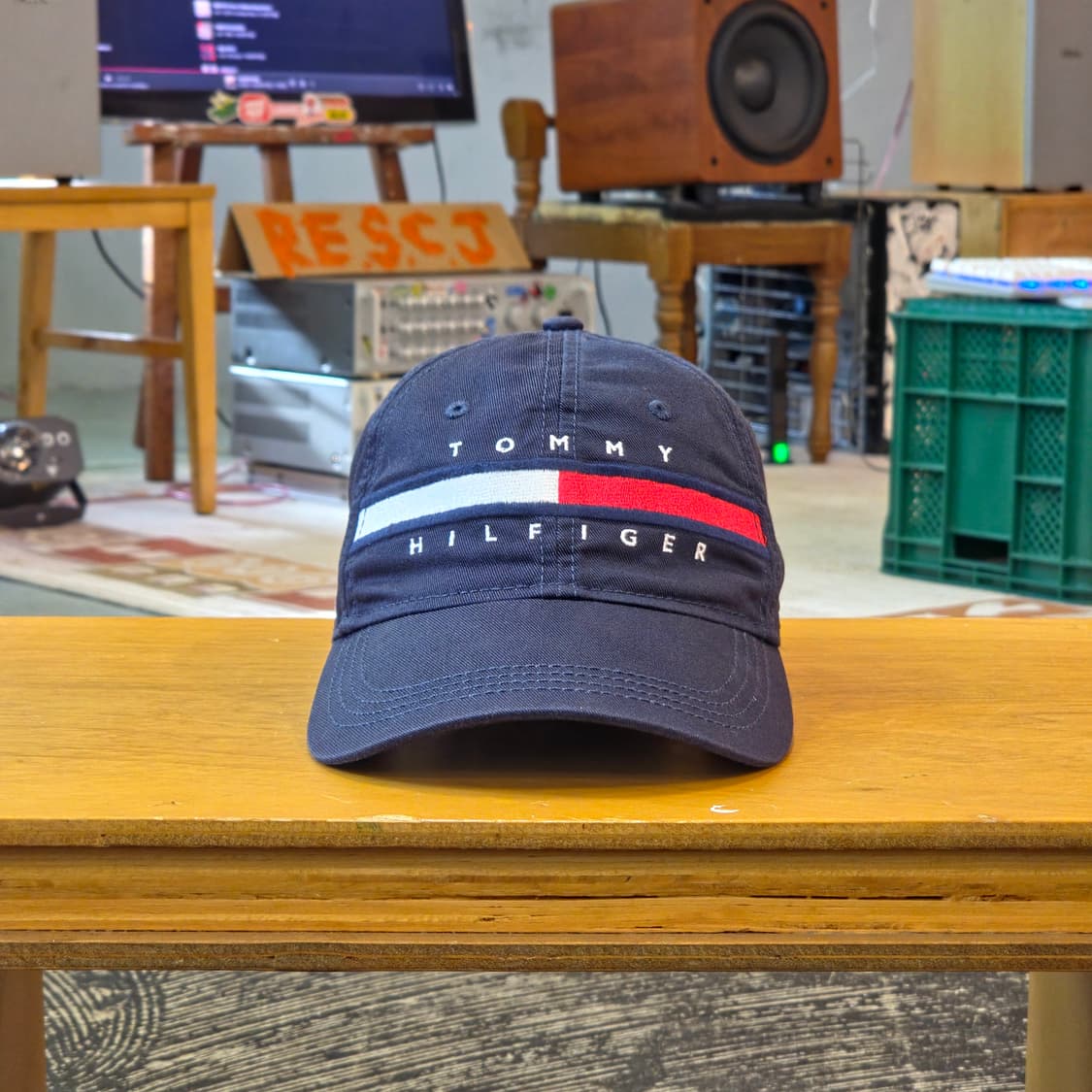 타미힐피거 네이비 볼캡 모자 상품이미지1