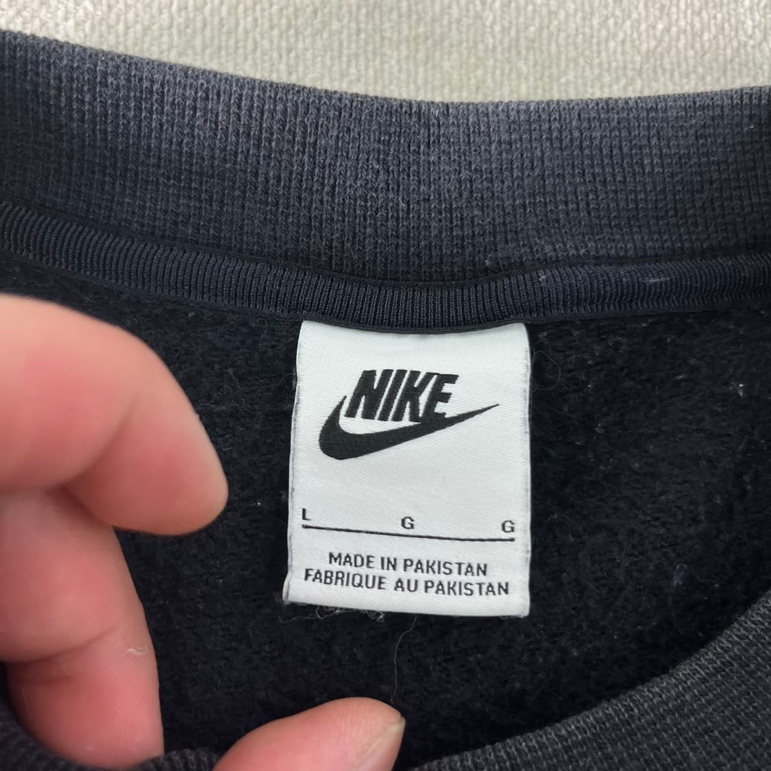 105 나이키 X 스투시 블랙 맨투맨 상품이미지3