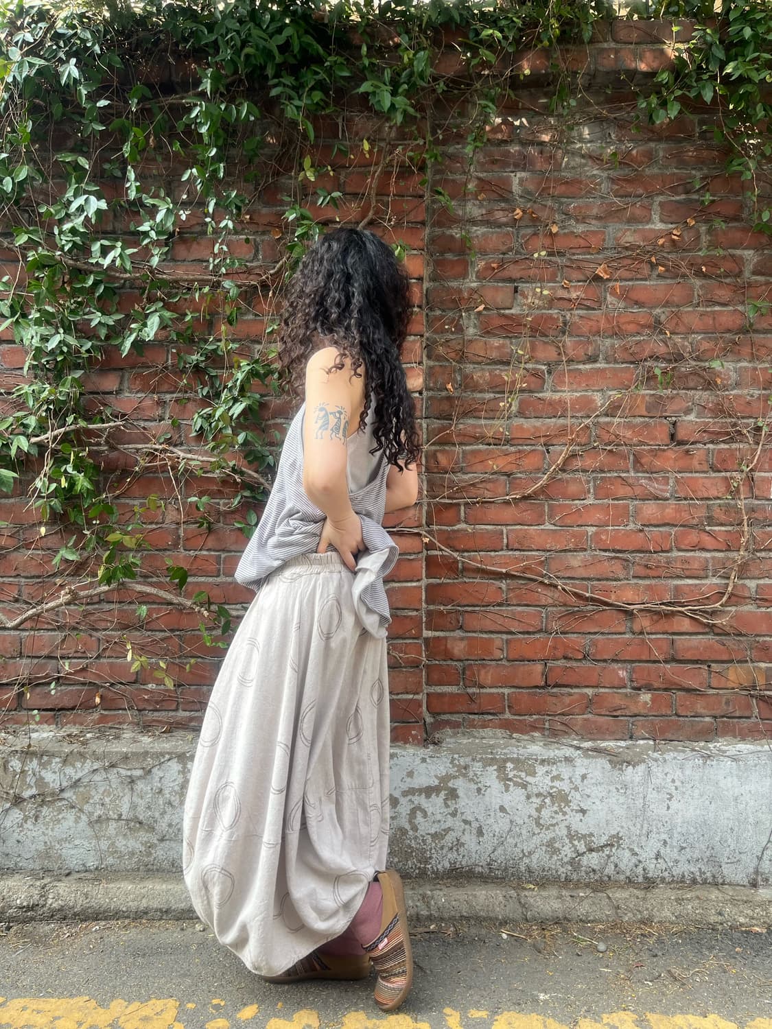 일본 무드 도트 벌룬 스커트 상품이미지5