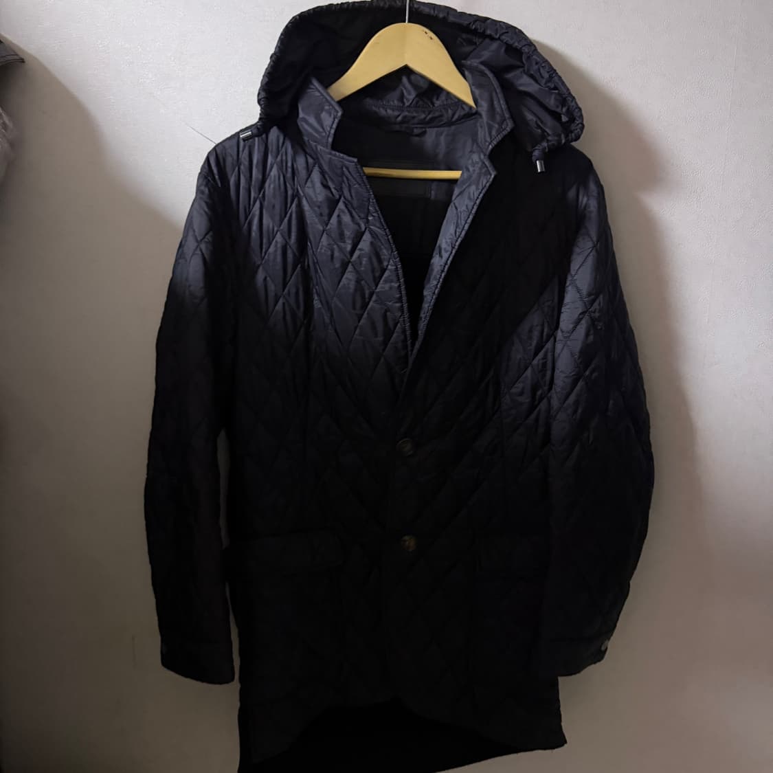 페라가모 남성 경량 퀄팅 후드 자켓 52 (100-슬림 105정도) 상품이미지1